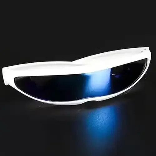 Vintage Vintage Cyclops White Modern Sunglasses Size ONE SIZE - 3 Thumbnail