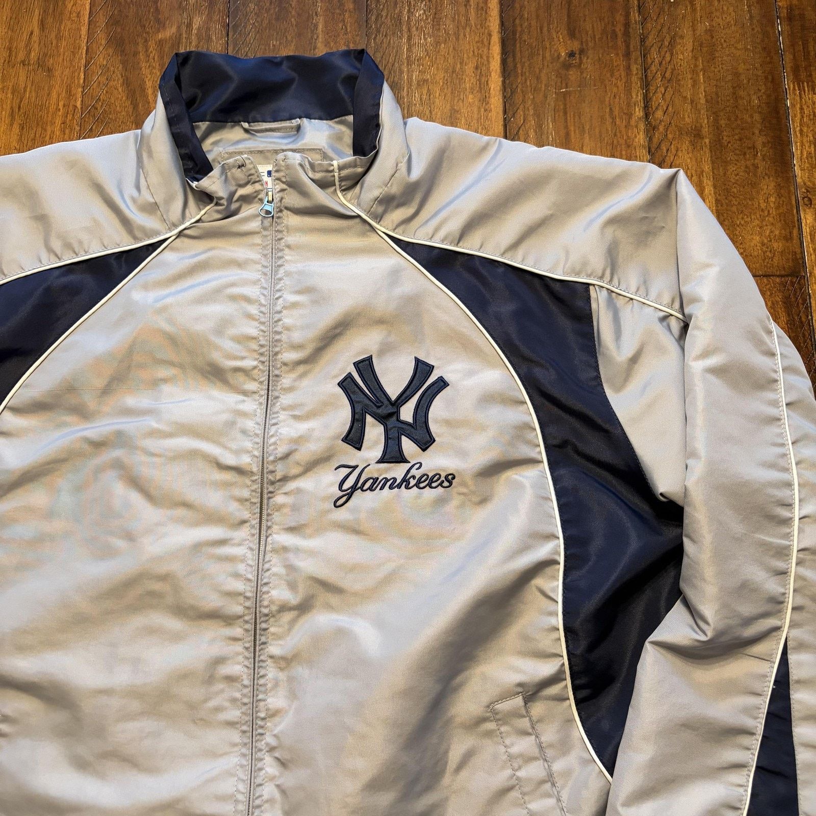 MLB New York Yankees Jacket Mens XL Gray Navy G-III Sports Size US XL / EU 56 / 4 - 3 Thumbnail