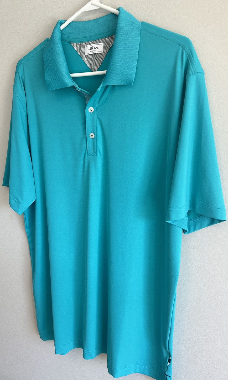 Adidas Adidas Adipure Men’s Green Blue Athletic Golf Polo Shirt Size US M / EU 48-50 / 2 - 3 Thumbnail