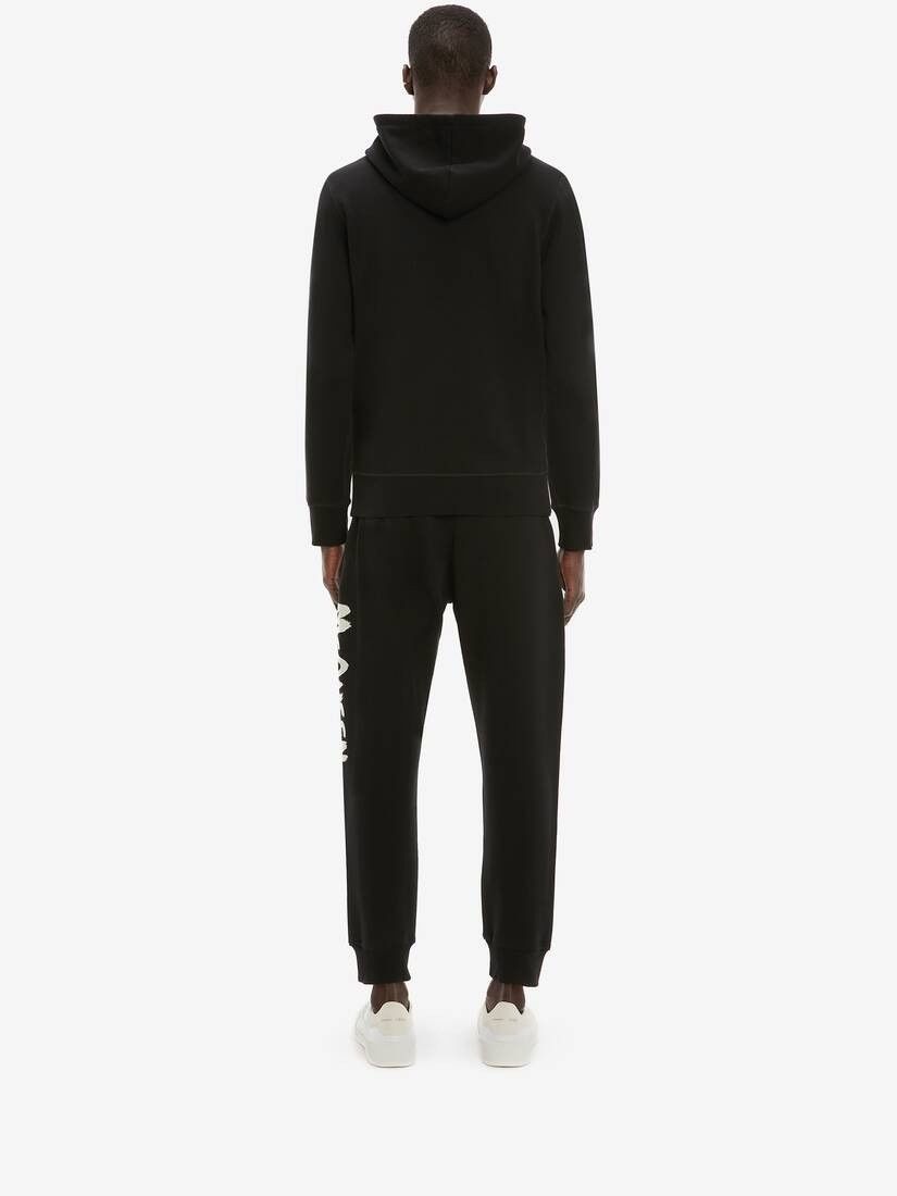 Alexander McQueen o1w1db10725 McQueen Graffiti Hooded Sweatshirt in Black Size US M / EU 48-50 / 2 - 3 Thumbnail