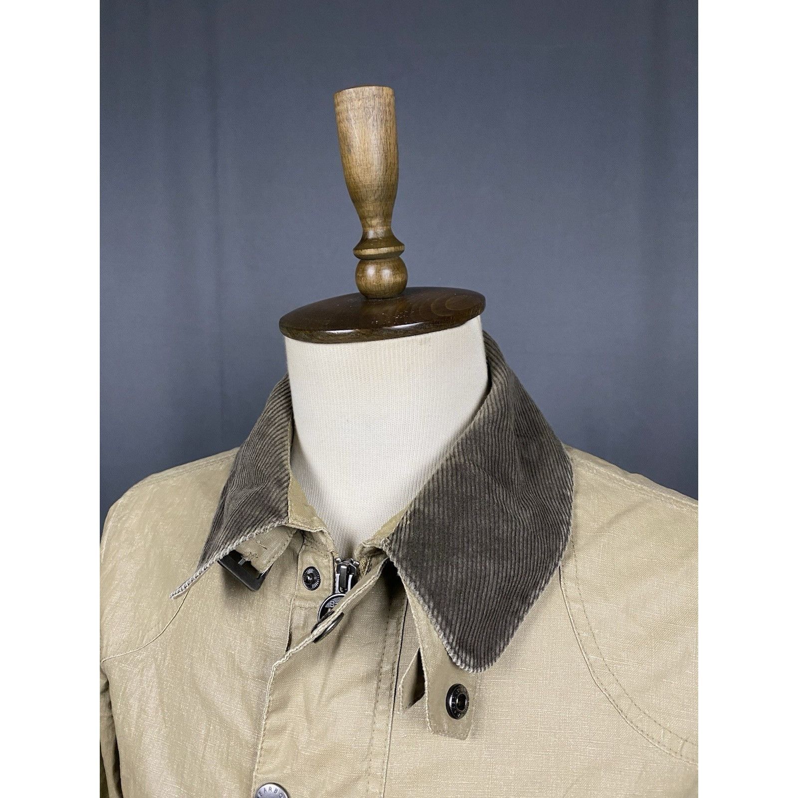 Barbour Barbour Seadale Men's Beige Linen Multipocket Motorcycle Jac Size US S / EU 44-46 / 1 - 5 Thumbnail