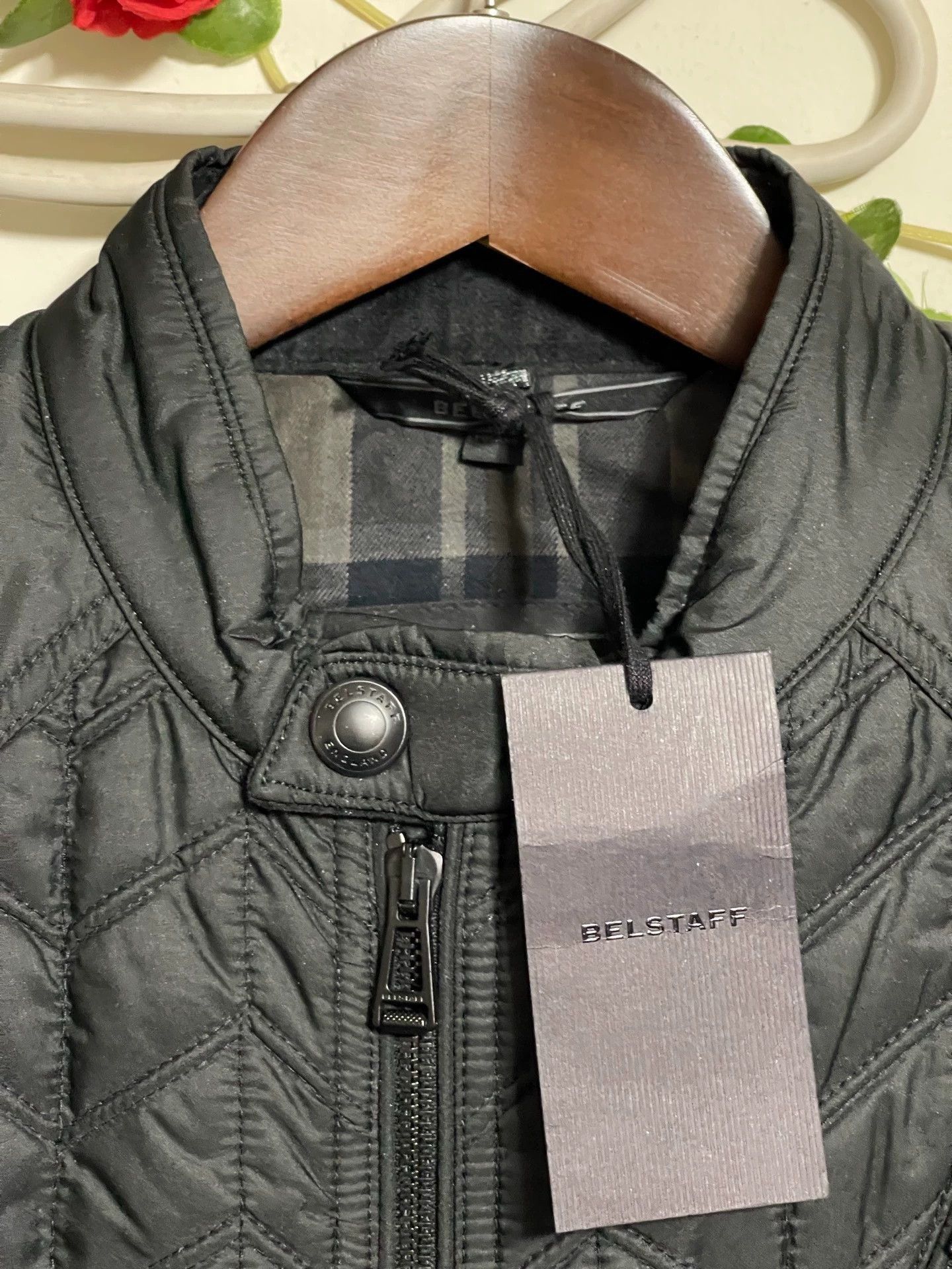 Belstaff Black Quilted Light Jacket Size M Size US XXS / EU 40 - 4 Thumbnail