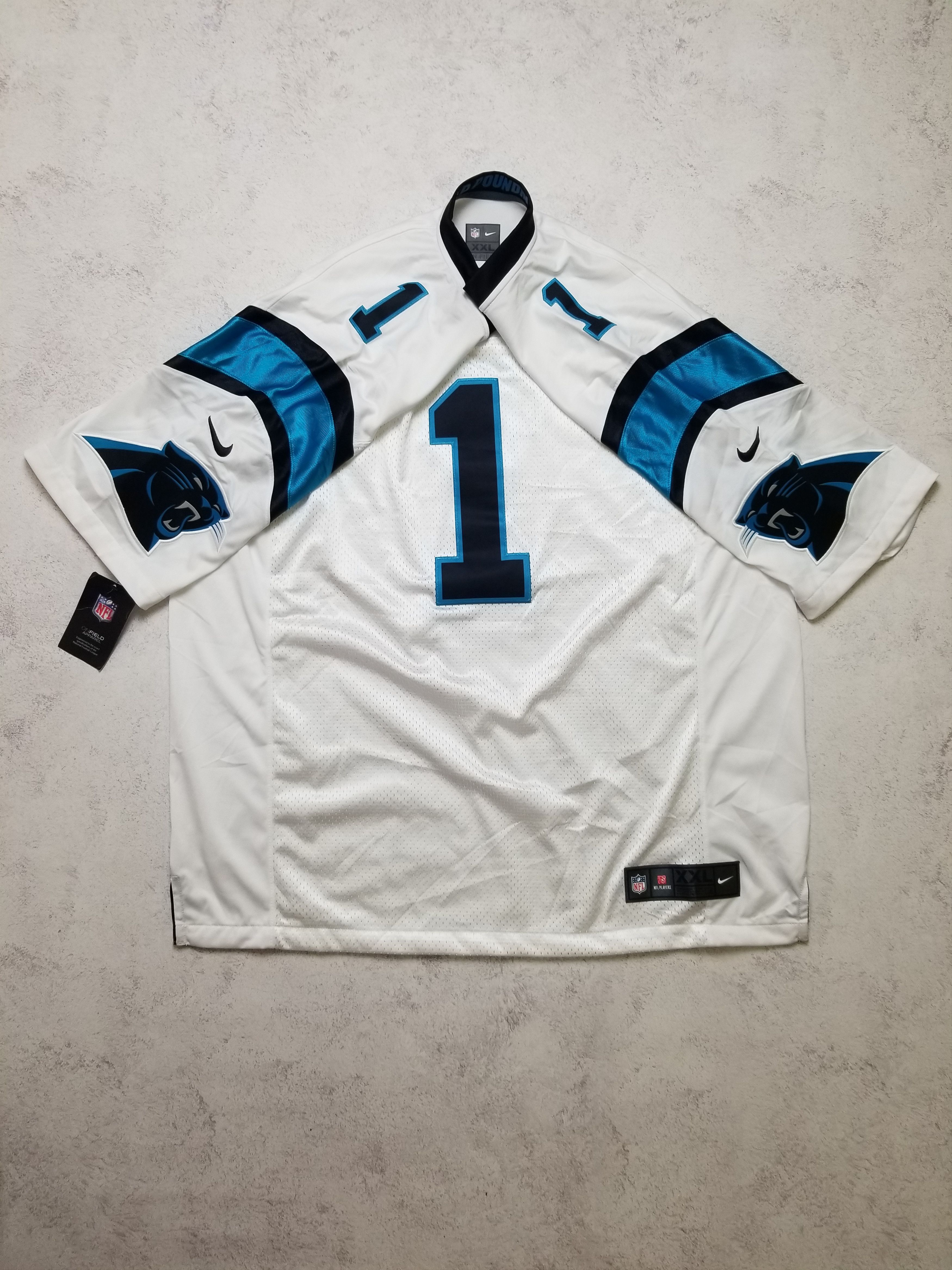 Nike Cam Newton Carolina Panthers Limited Stitched Size US XXL / EU 58 / 5 - 2 Thumbnail
