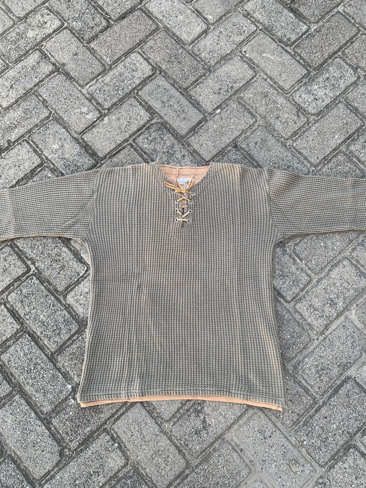 If Six Was Nine Japanese Double Layer StageQuarter laceup longsleve ifsx lgb Size US L / EU 52-54 / 3 - 3 Thumbnail