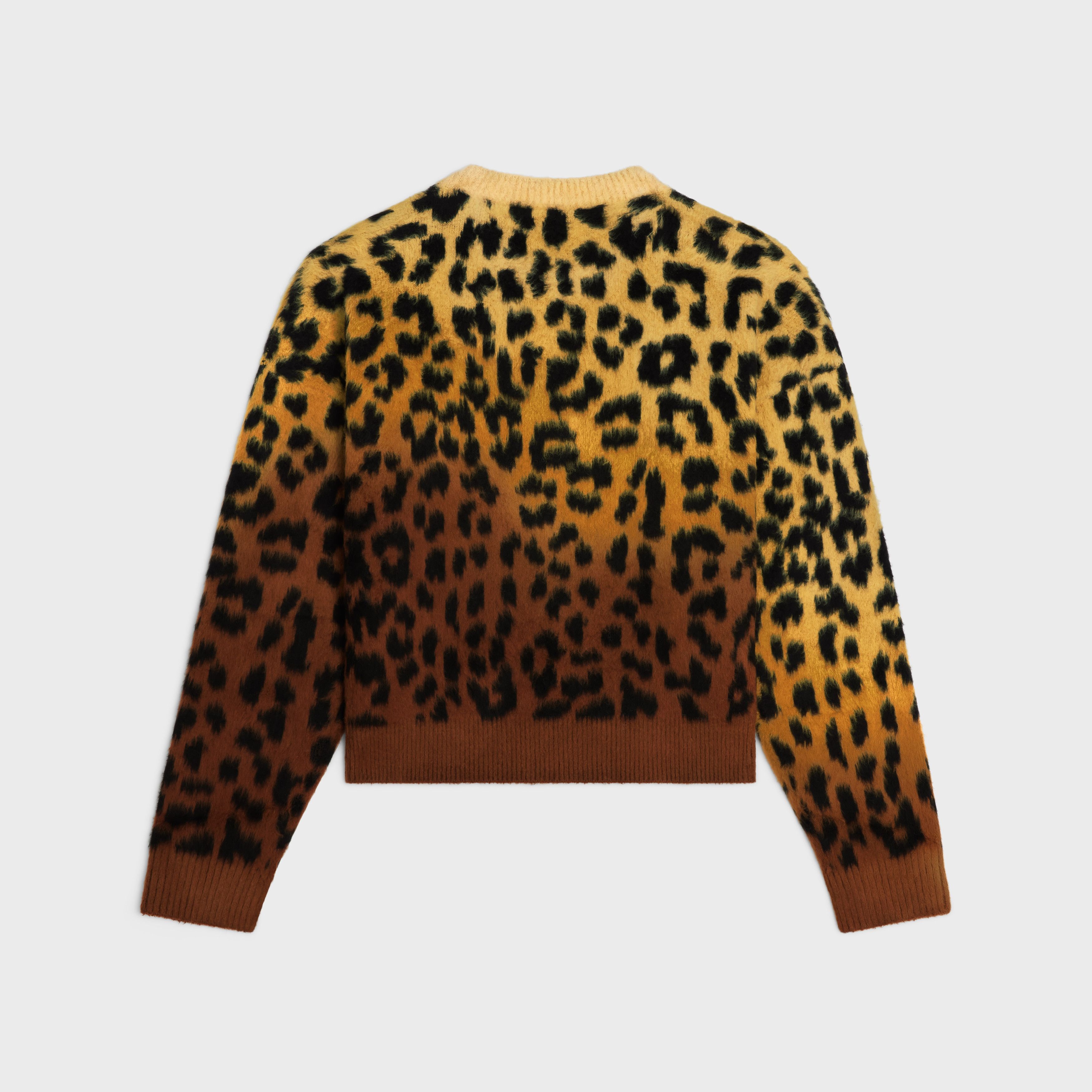 Celine o1bcso1str0425 2AD0G Croppped Crew Neck Sweater Size L / US 10 / IT 46 - 2 Thumbnail