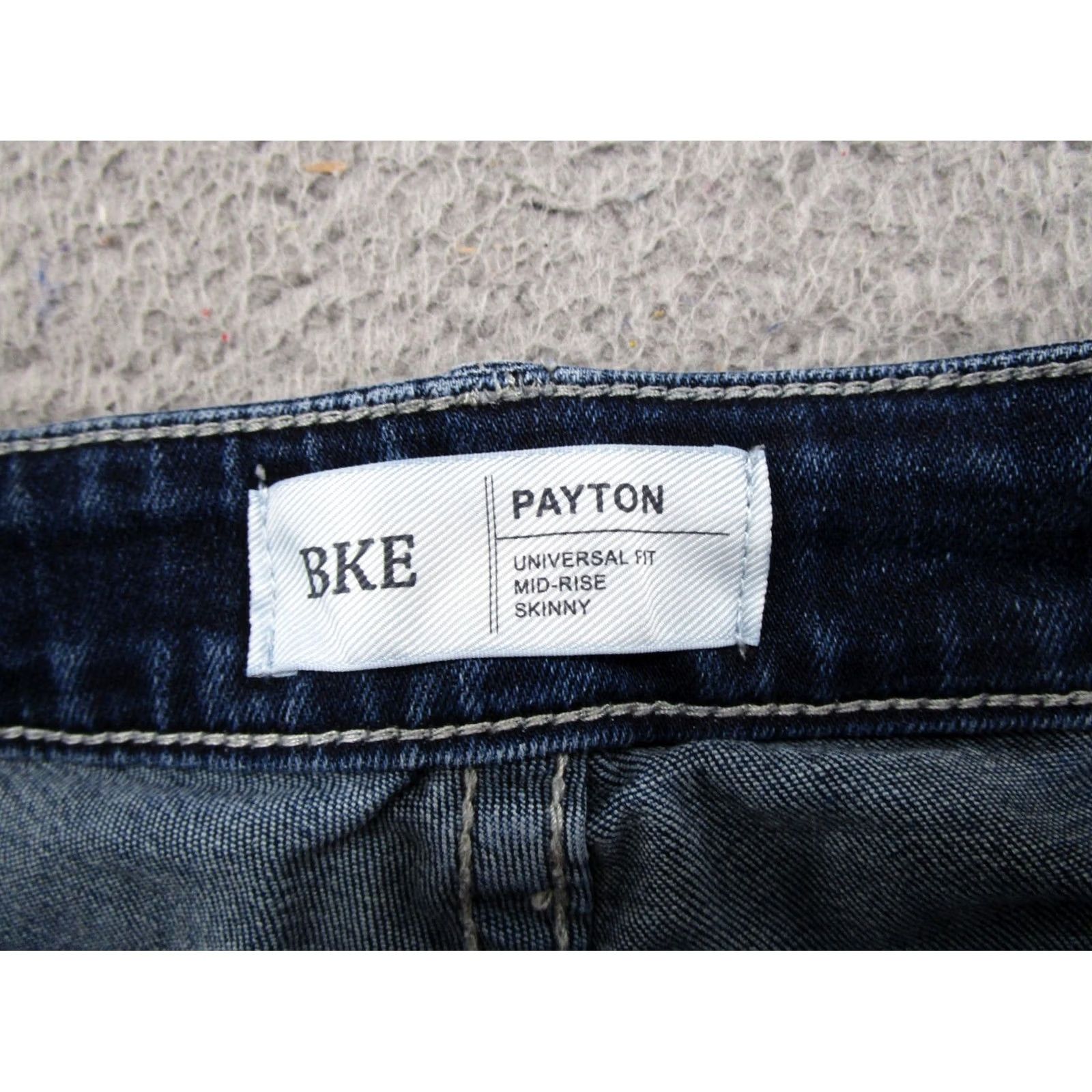 Vintage BKE Buckle Payton Jeans Skinny 26 Women's Blue Denim 5-Pocket Stretch Regular Casual Cut Offs Read Size 26" / US 2 / IT 38 - 2 Thumbnail