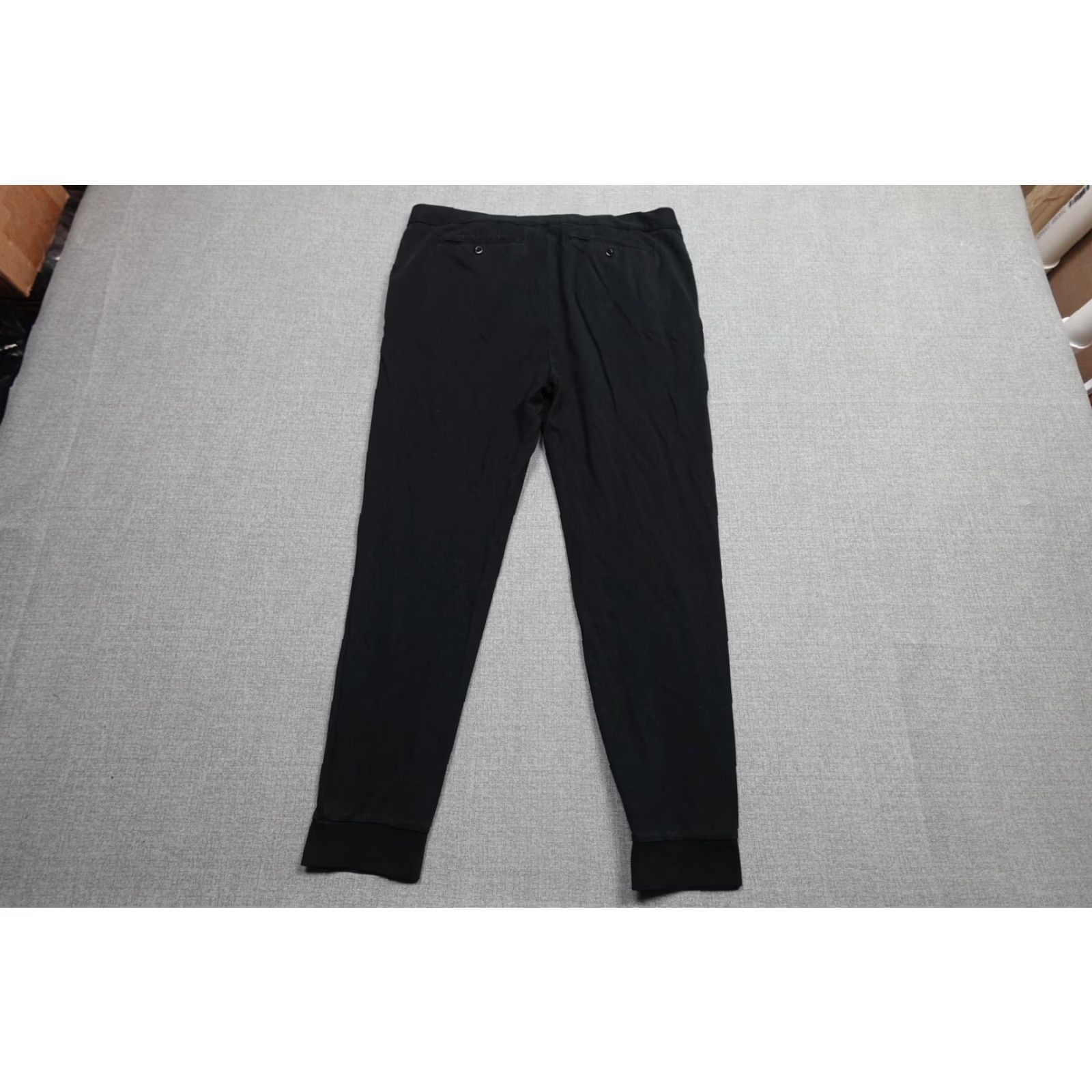 Polo Ralph Lauren Polo Ralph Lauren Andrew Jogger Pants Mens Large Black Cuffed Stretch Lounge Size US L / EU 52-54 / 3 - 3 Thumbnail