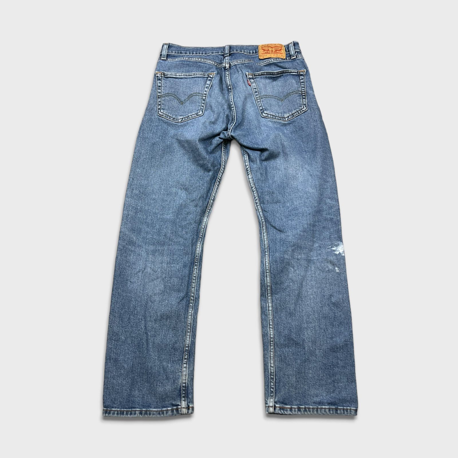 Levi's × Vintage Levi's 505 Jeans 32x30 Regular Fit Distressed Denim Pants Size US 32 / EU 48 - 4 Thumbnail