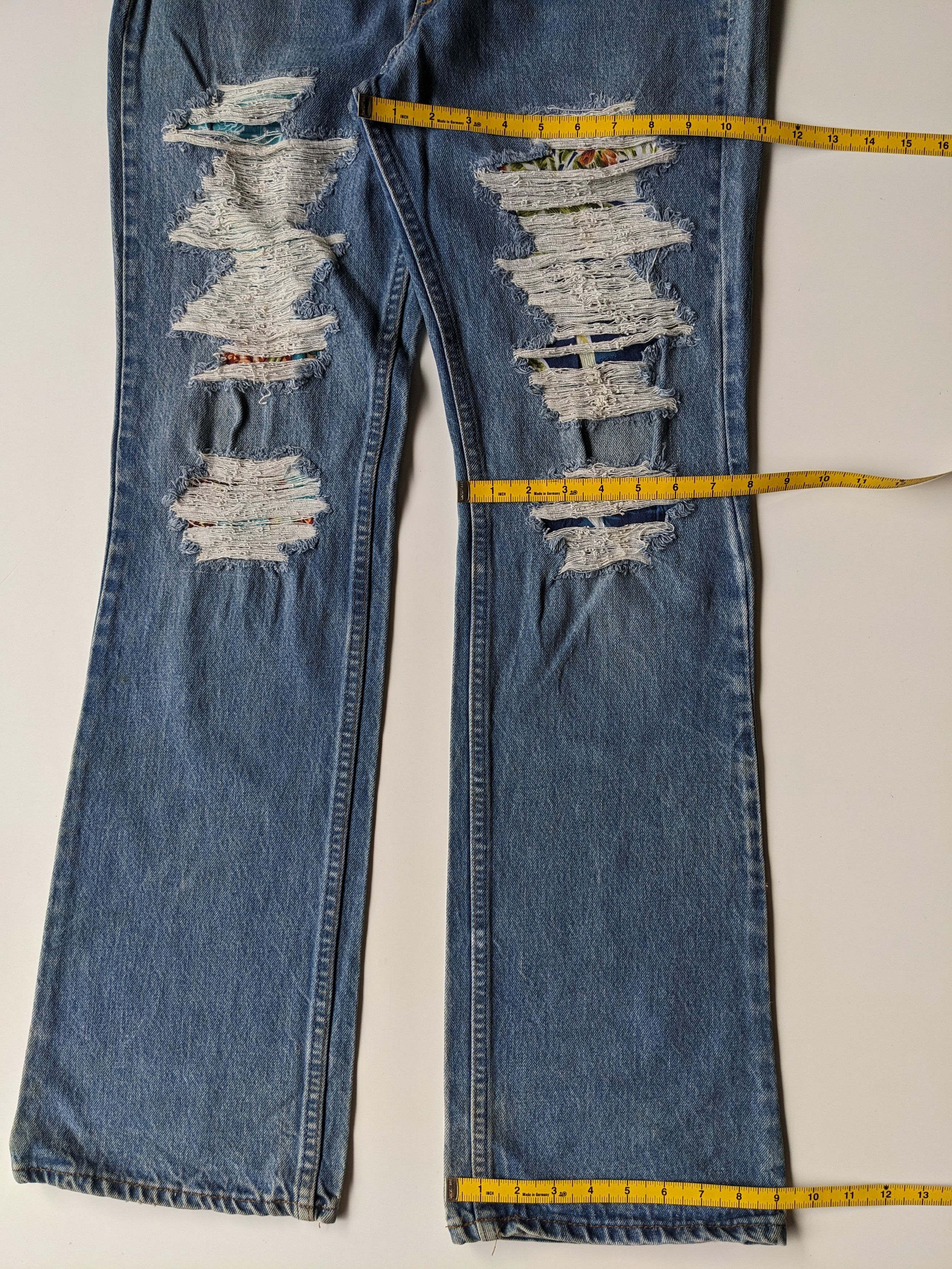 LVC × Levi's × Vintage Vintage 80s Levi's Orange tab flare patchwork Size US 32 / EU 48 - 11 Thumbnail