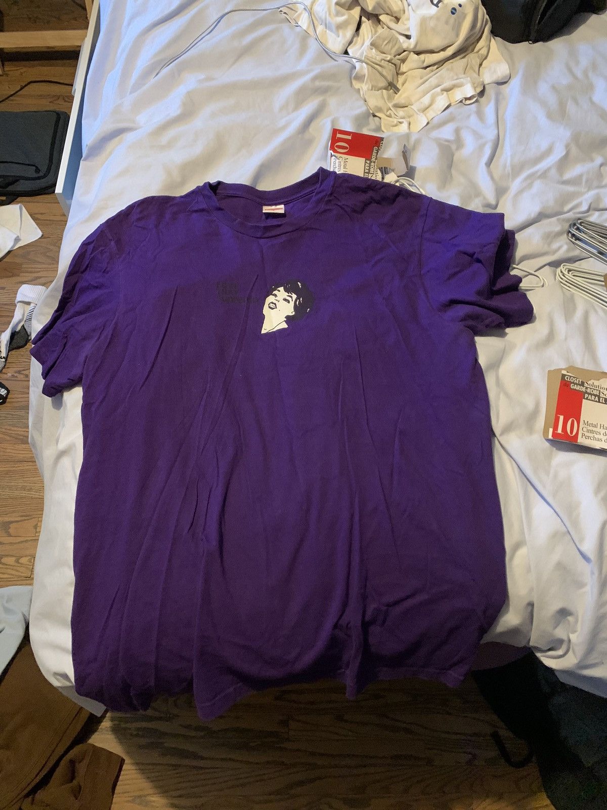 Supreme purple tee
