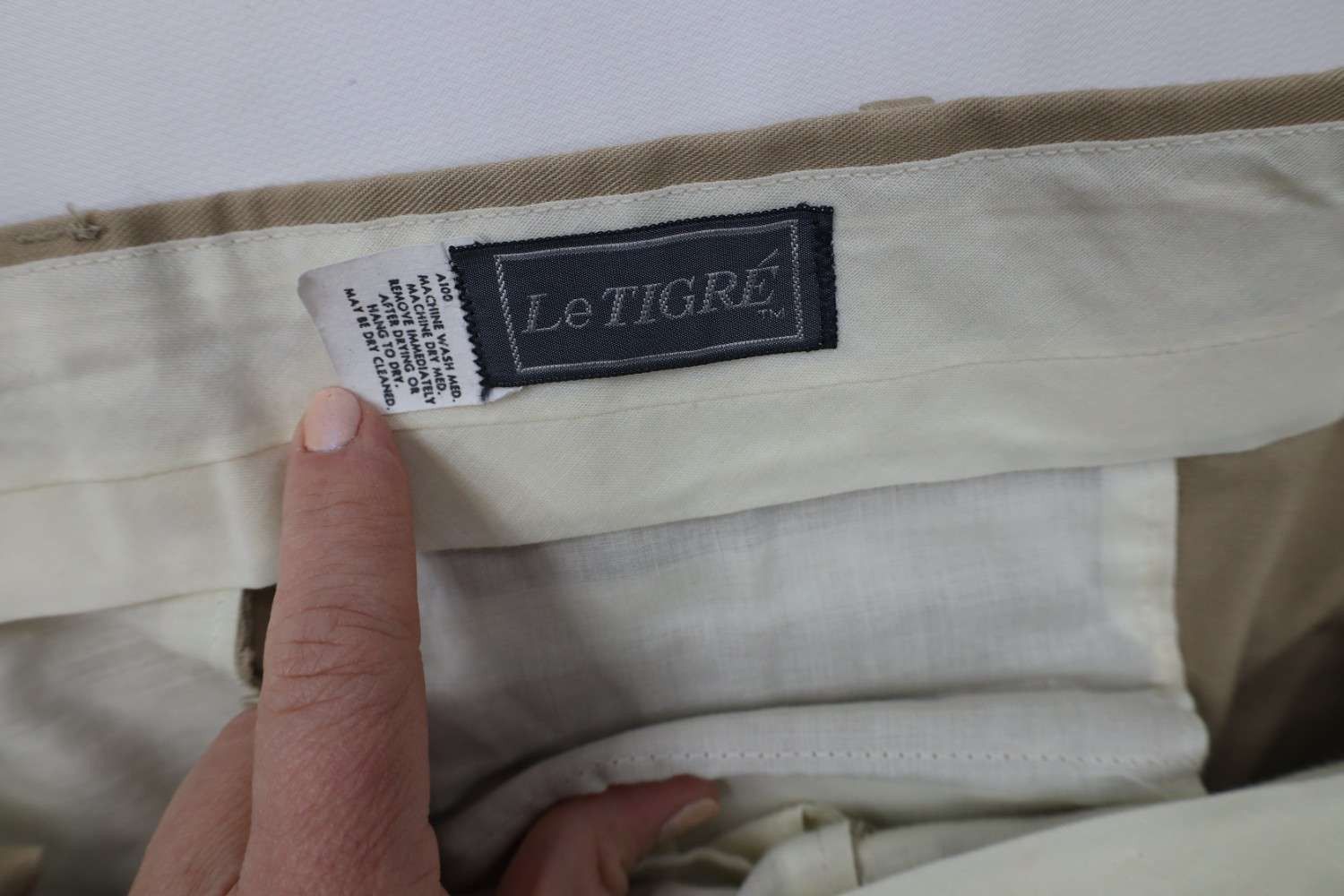 Vintage Vintage 70s 80s Streetwear Knit Flared Wide Leg Chino Pants Size US 36 / EU 52 - 7 Thumbnail