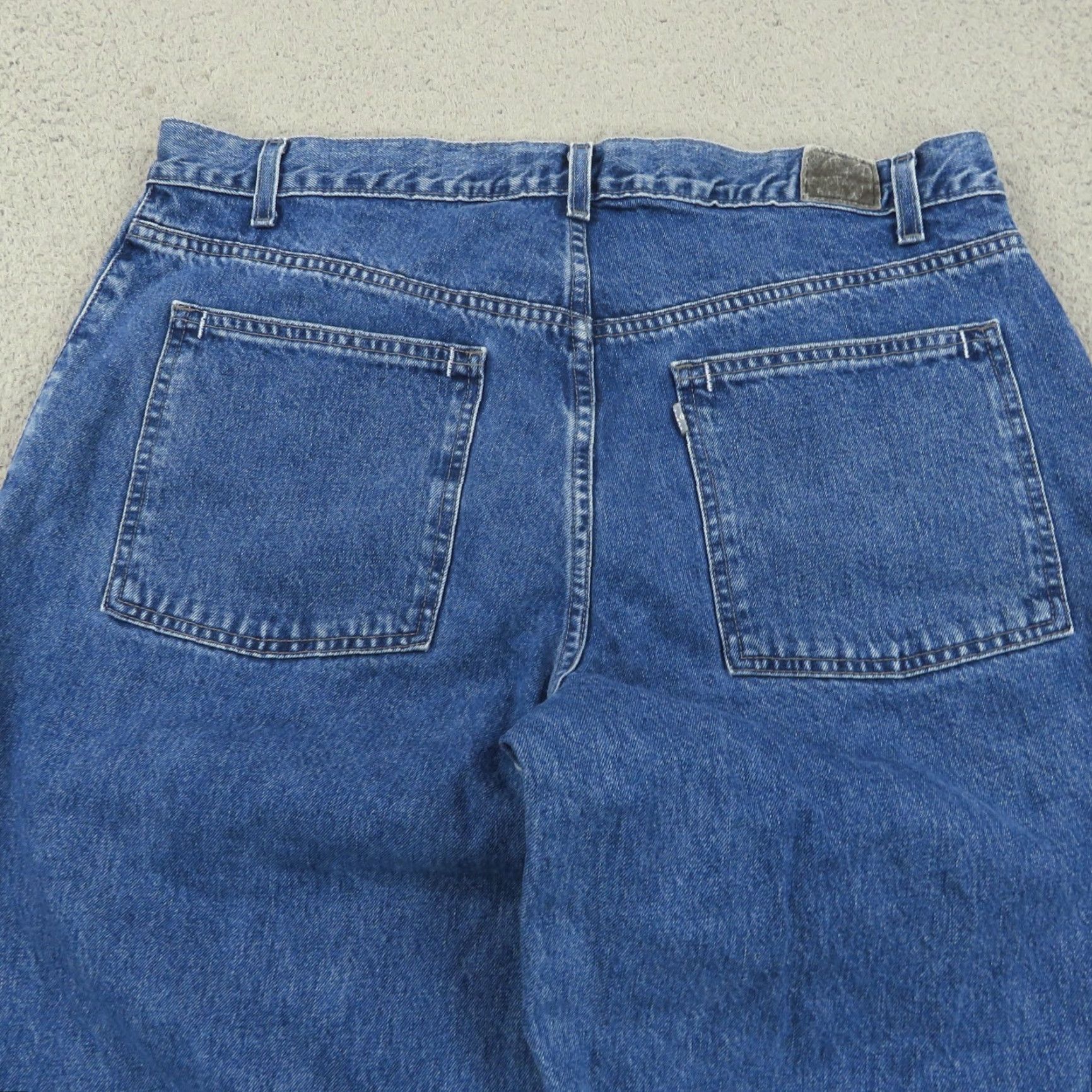 Denime VINTAGE Levis SilverTab 36x30 Y2K Baggy Skater Grunge Wide Leg Denim 90s Size US 36 / EU 52 - 4 Thumbnail