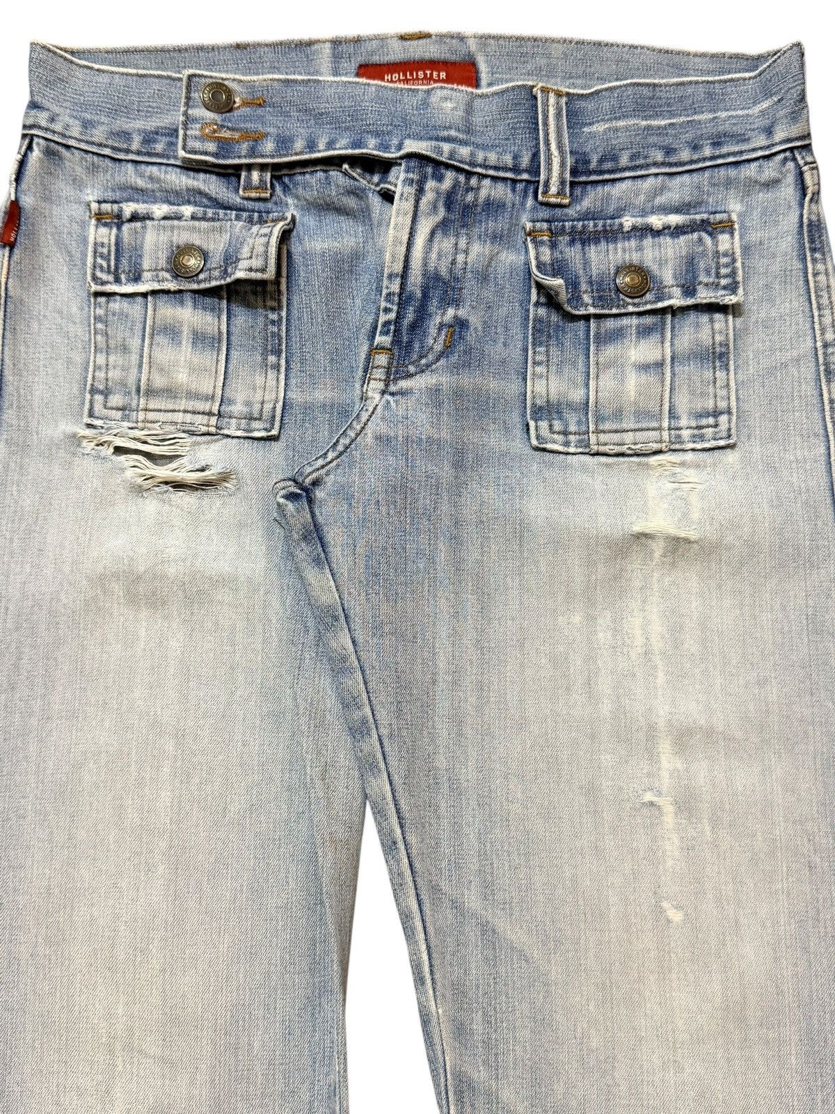 Hysteric Glamour Vintage Japanese Brand Bush Pants Light Wash Wide Leg Flare Size US 31 - 4 Thumbnail