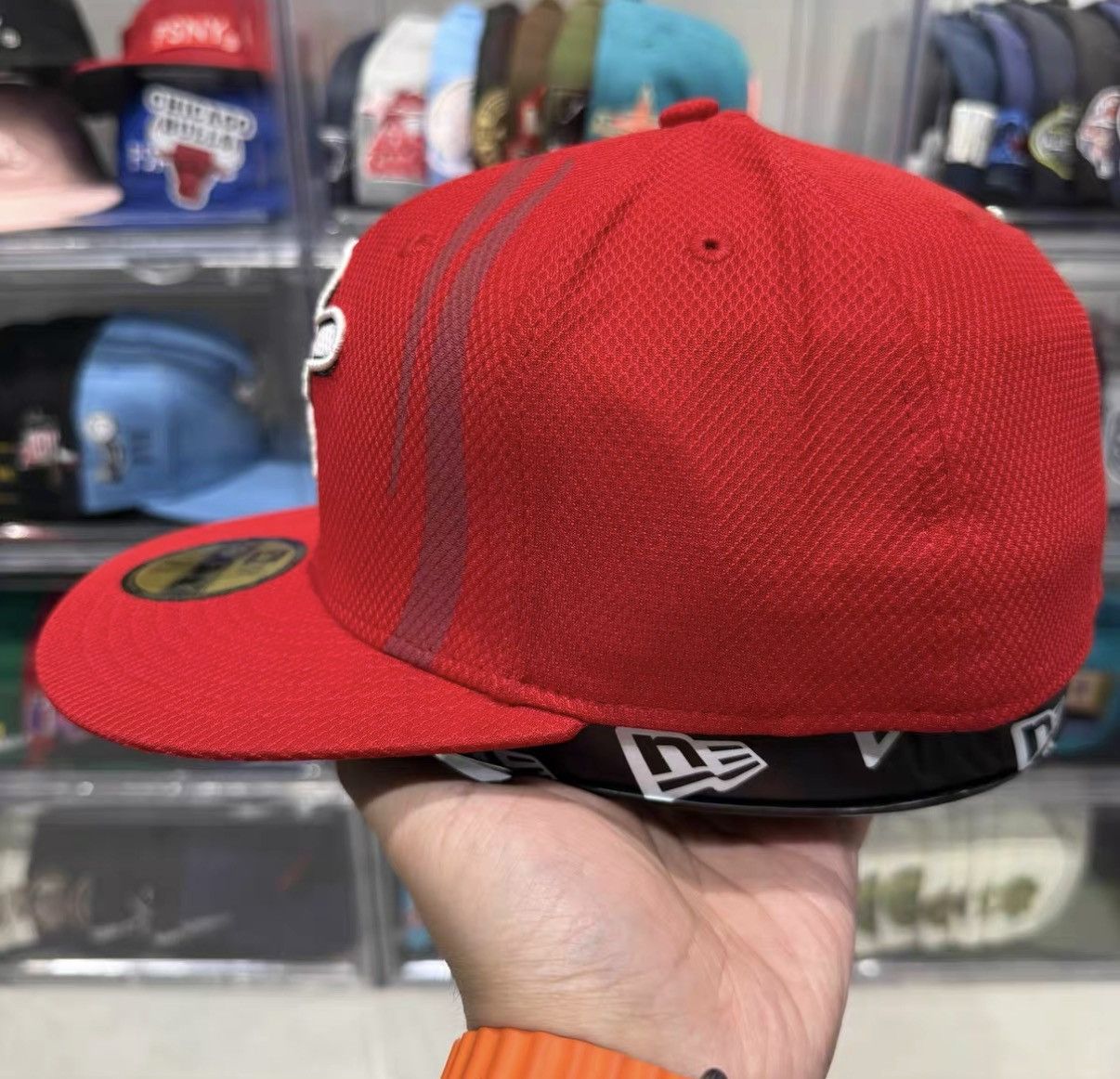 New Era New Era MLB Cincinnati Reds Flat Brim Baseball Cap J32 Size ONE SIZE - 3 Thumbnail