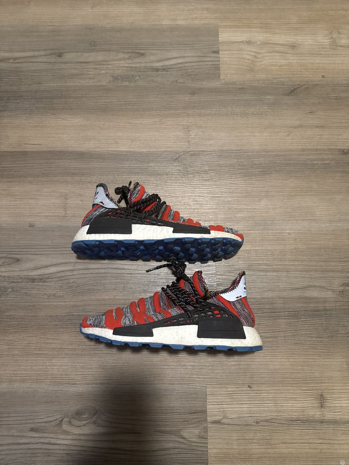 Adidas × Pharrell Pharrel Williams NMD Hu Trail “Solar” Size US 10 / EU 43 - 1 Thumbnail