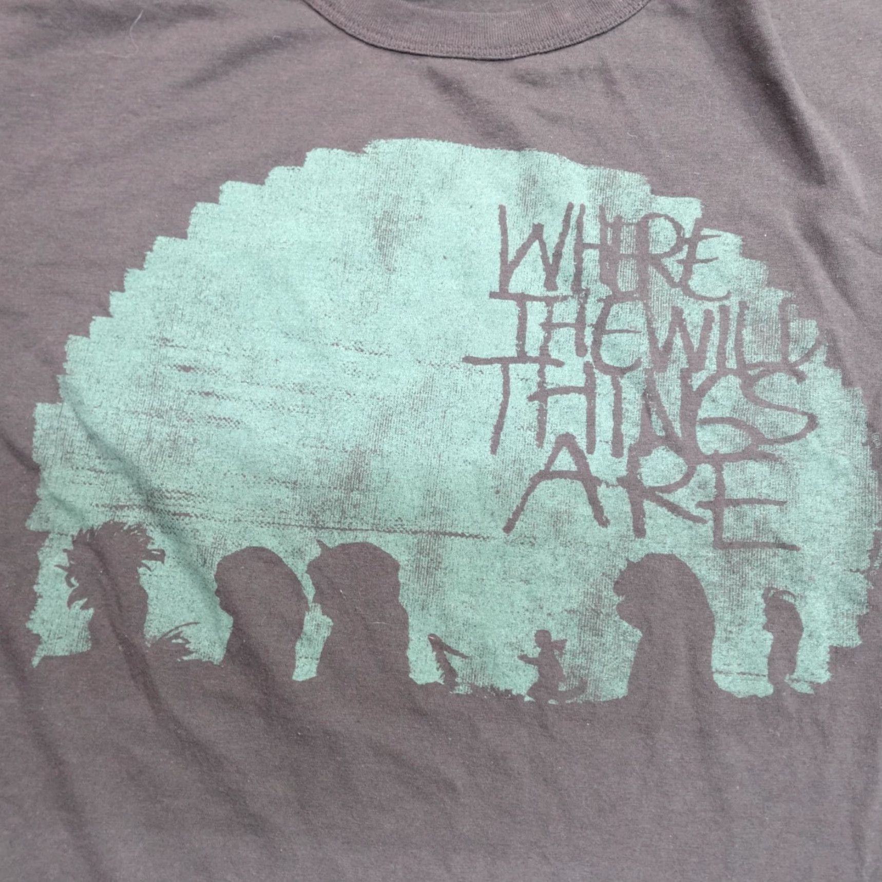 Vintage Where the Wild Things Are Womens Shirt Medium Gray Official Maurice Sendak Shirt T-Shirt Crew Neck Cotton Blend Jersey Warner Bros. CW Mens? Size M / US 6-8 / IT 42-44 - 2 Thumbnail