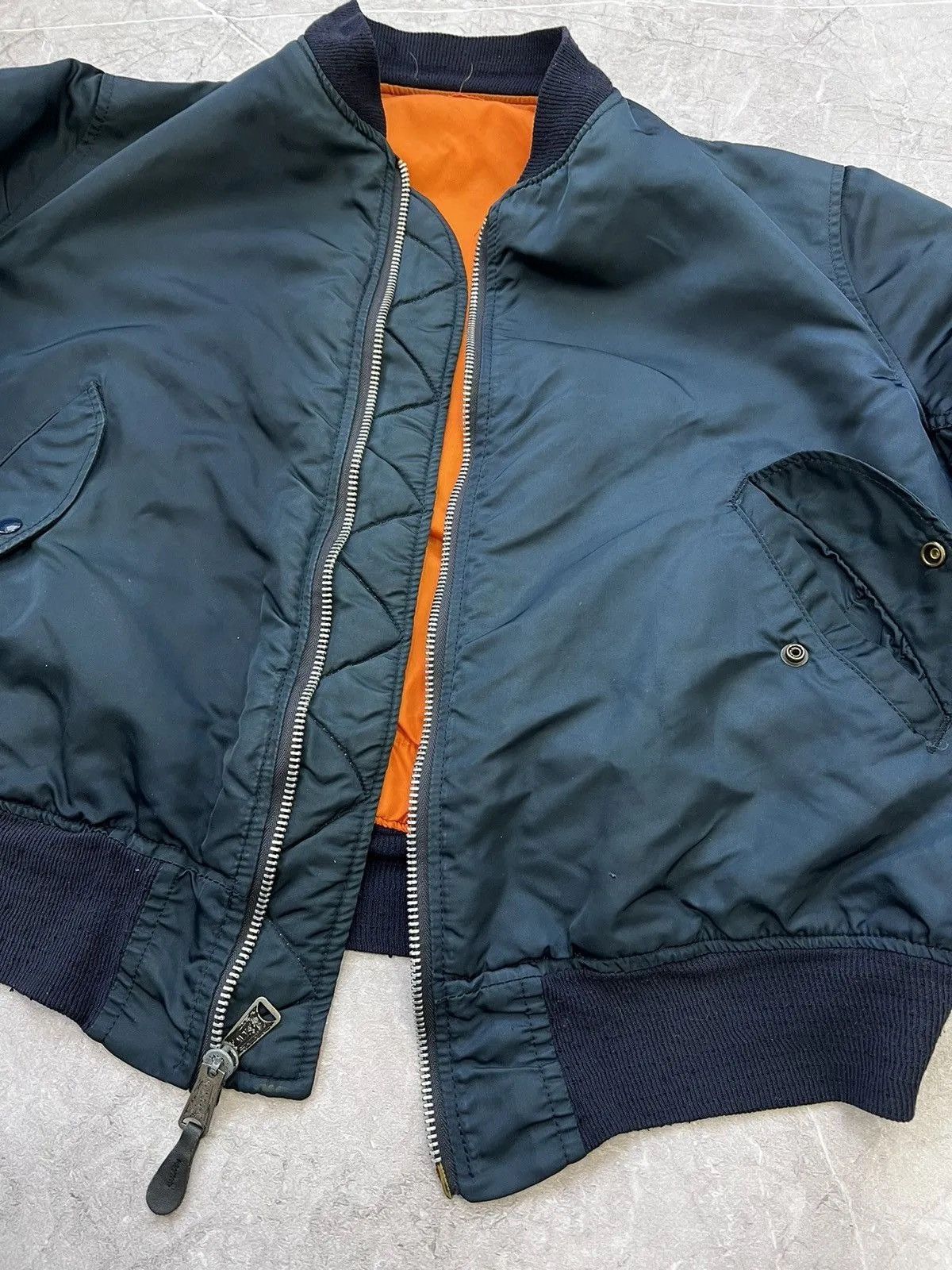 Other 90s navy alpha industries bomber jacket Kanye west style Size US L / EU 52-54 / 3 - 9 Thumbnail
