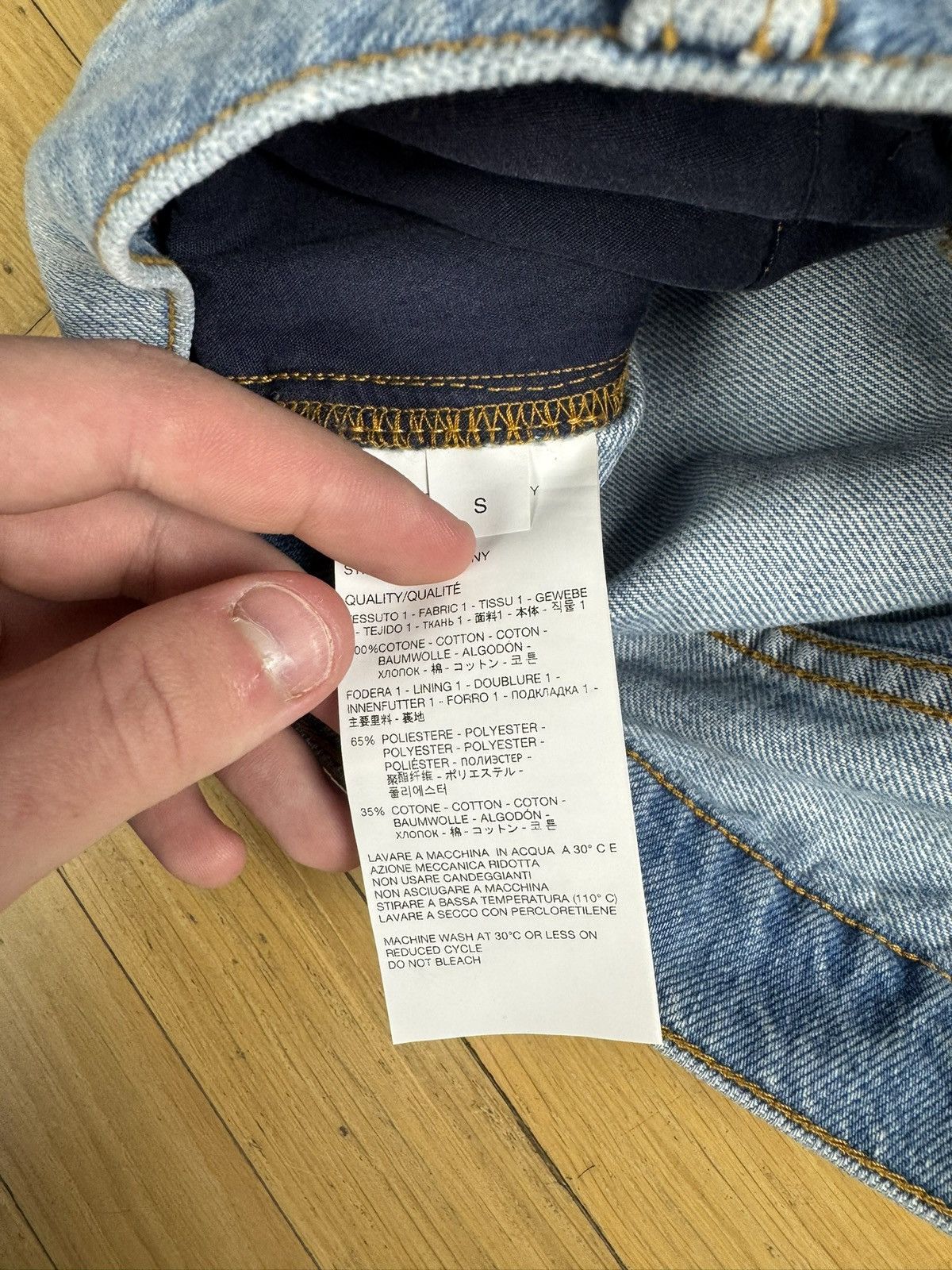 1017 ALYX 9SM 1017 ALYX 9SM FW23 OVERSIZED DENIM CARGO PANTS Size US 30 / EU 46 - 9 Thumbnail