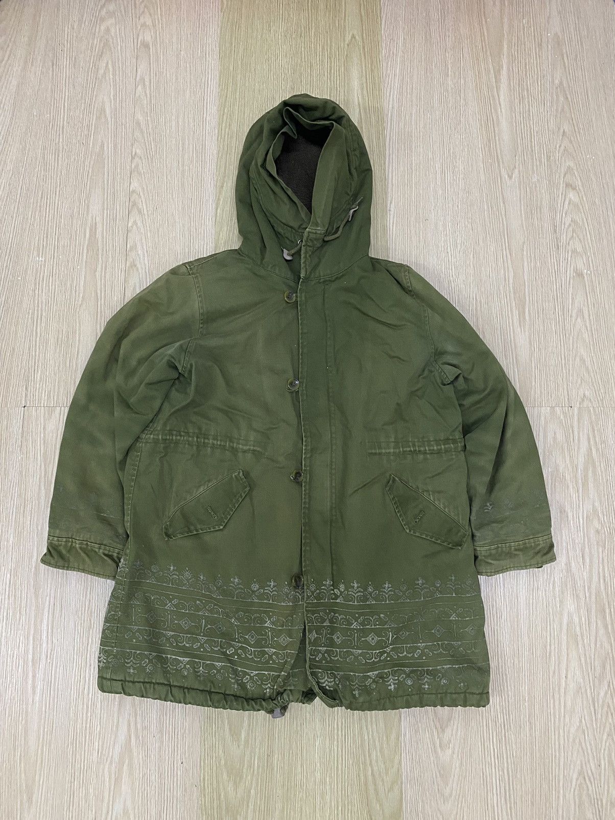 Image of Vintage Titicaca Fleece Sherpa Parka in Green, Men's (Size Small)