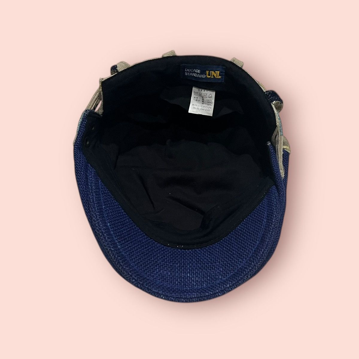 Japanese Brand × The Decades Hat Co. RARE DESIGN DECADE STANDARD COTTON/HEMP BARETTA /FLAT HAT Size ONE SIZE - 22 Thumbnail