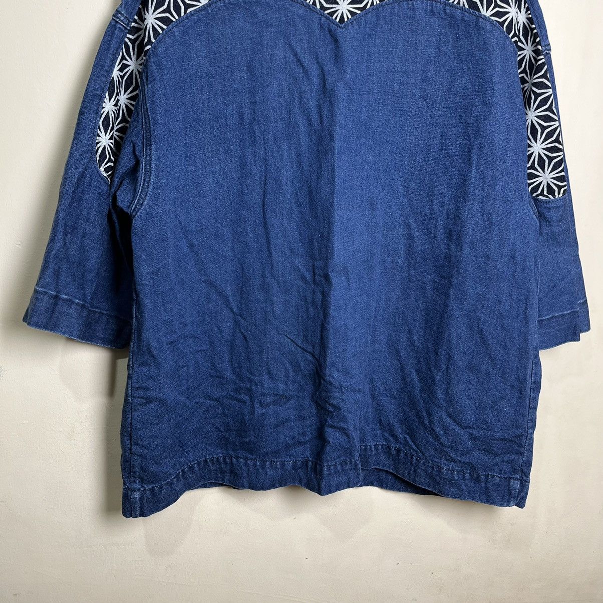 Evisu Evisu Discharged Daicock Insert Selvedge Denim Kimono Size US M / EU 48-50 / 2 - 19 Thumbnail
