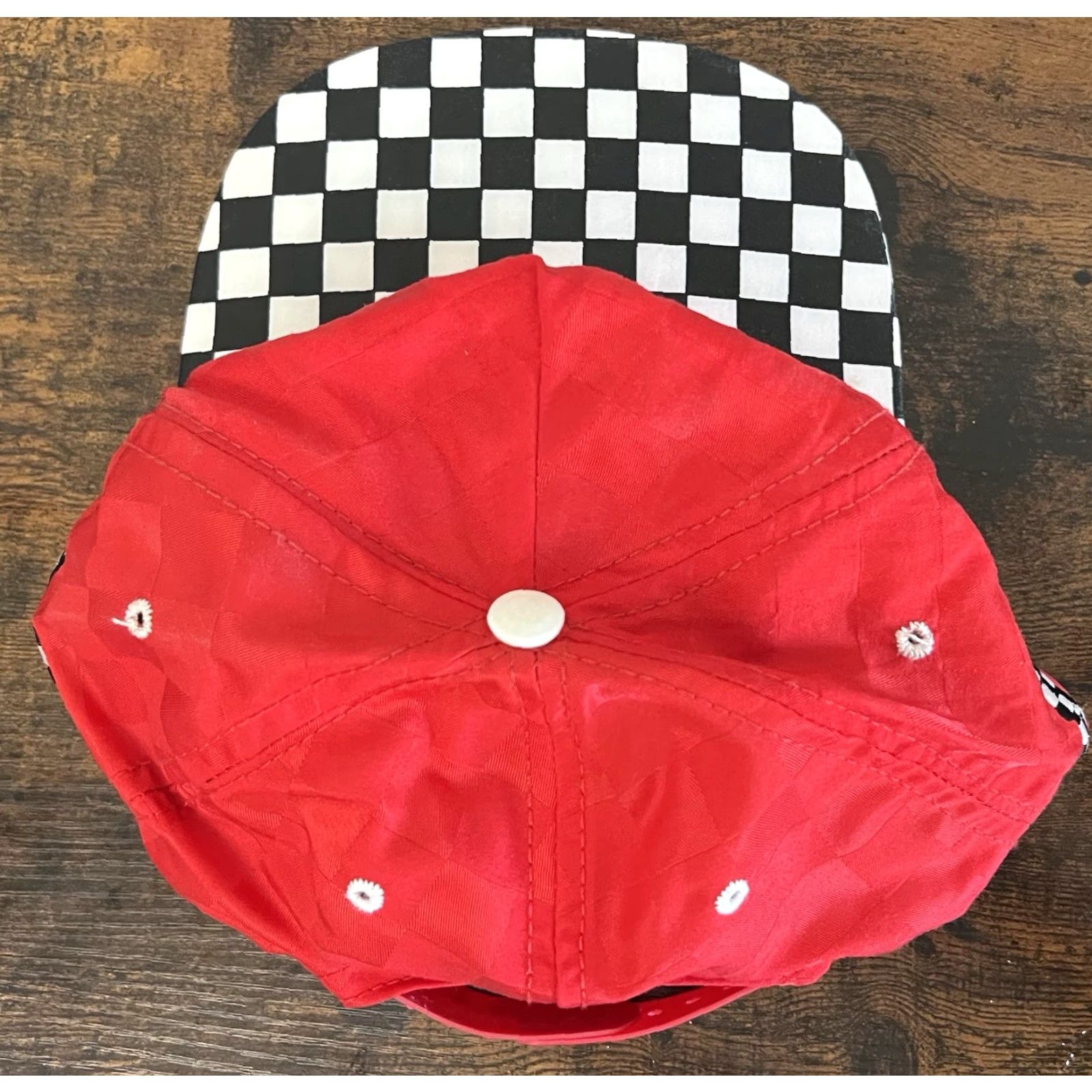 Vintage VINTAGE Polaris Racing Hat Snap Back Checker Snowmobile Hunting Camo Men One Size Black USA 90s Retro Adjustable Wool Acrylic Snapback Size ONE SIZE - 4 Thumbnail