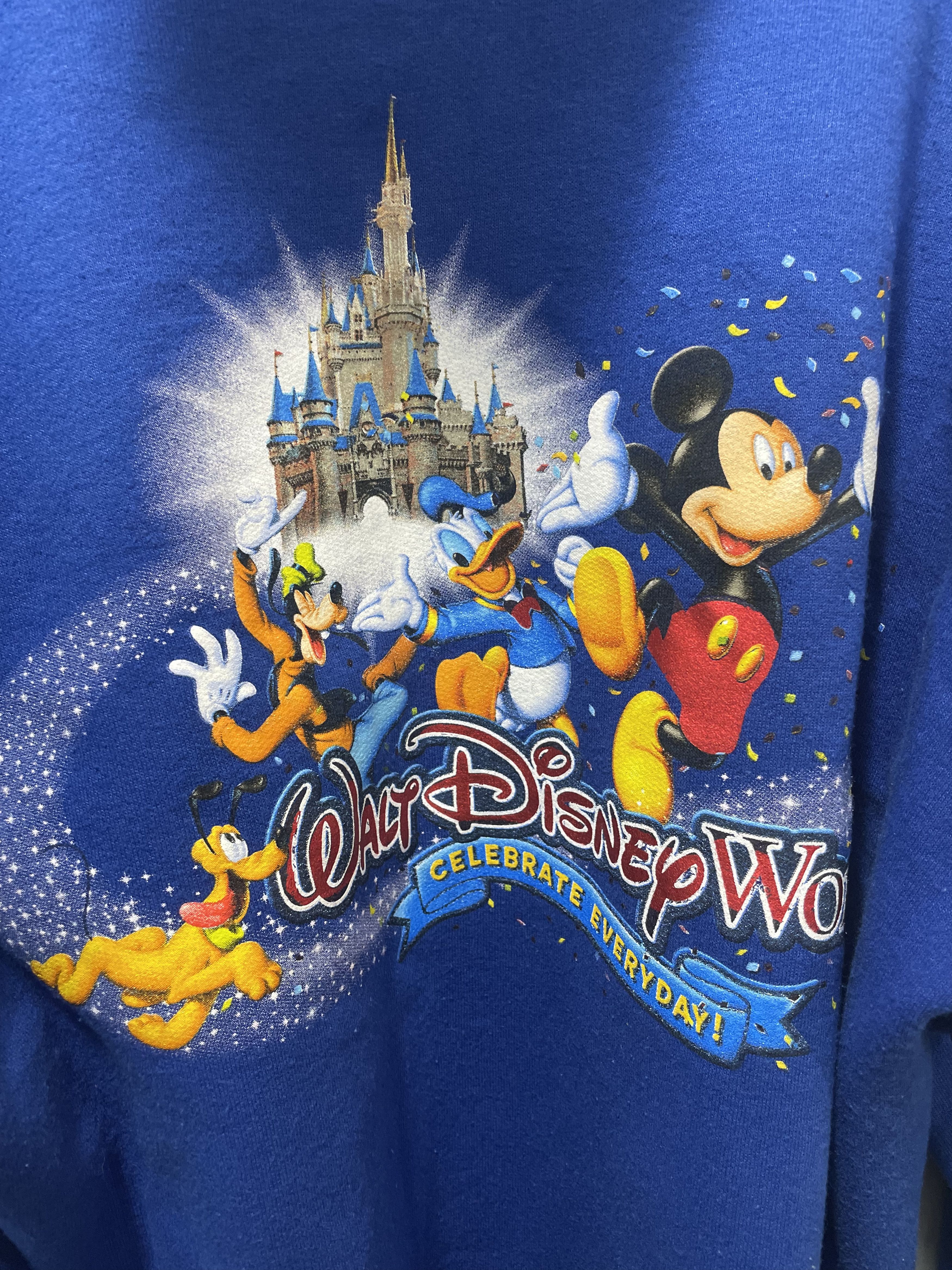Disney Disneyland Resort Hoodie Adult Size Medium Blue Zip Up Size US M / EU 48-50 / 2 - 6 Thumbnail
