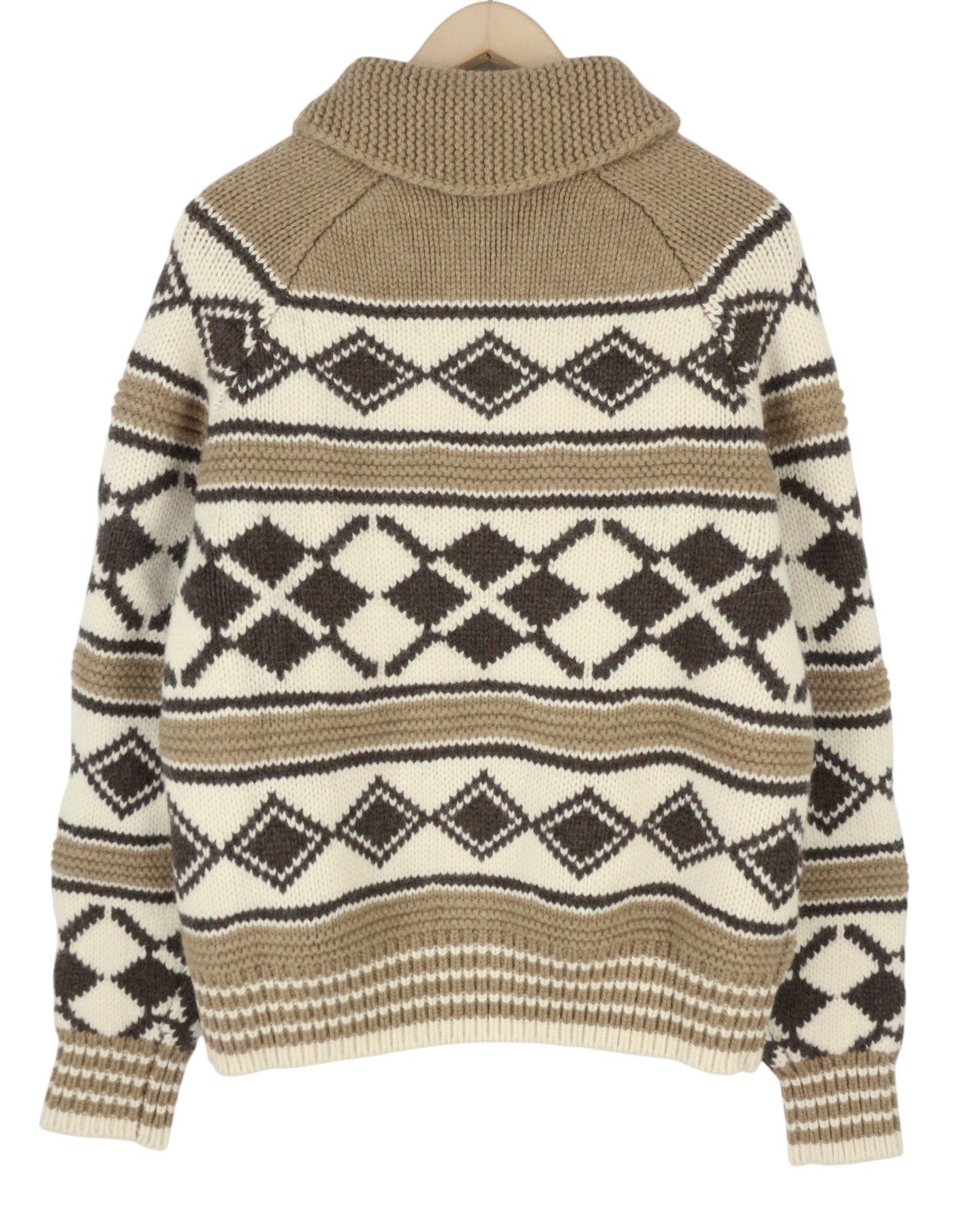 Gant OVERSIZED DIAMOND M Brown Melange Wool Alpaca Jumper 87245 Size US M / EU 48-50 / 2 - 4 Thumbnail