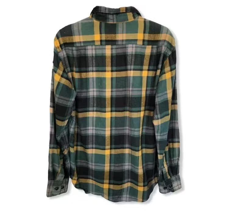 Flannel Japanese Brand Uniqlo Plaid Tartan Flannel Shirt 👕 Size US M / EU 48-50 / 2 - 4 Thumbnail