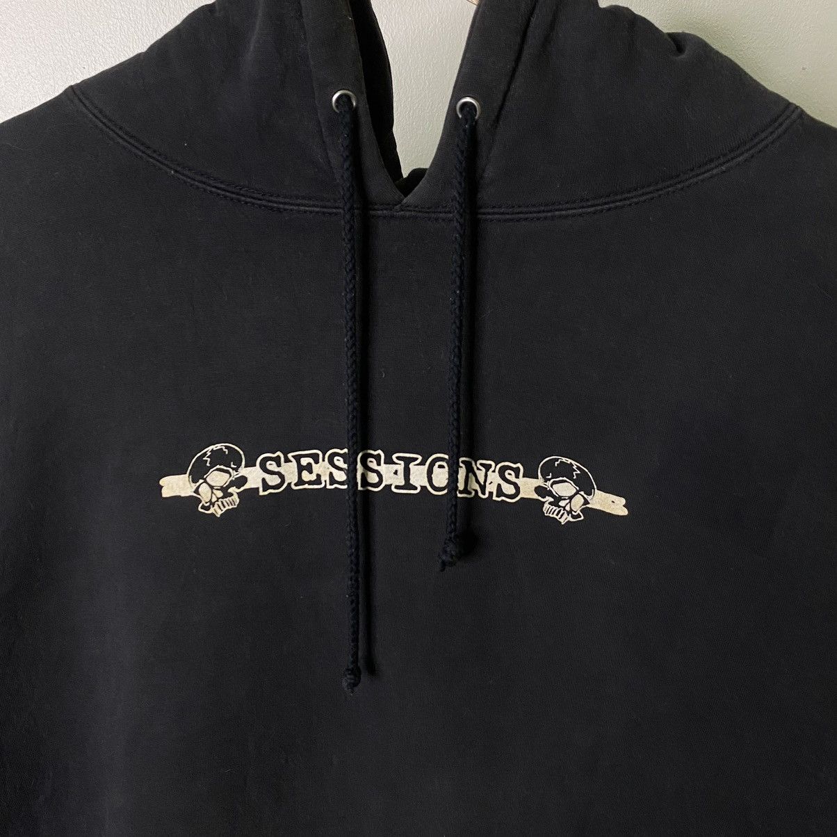 Sessions × Vintage Vintage 2000s Sessions Skateboard Pullover Hoodie Size US XL / EU 56 / 4 - 2 Thumbnail