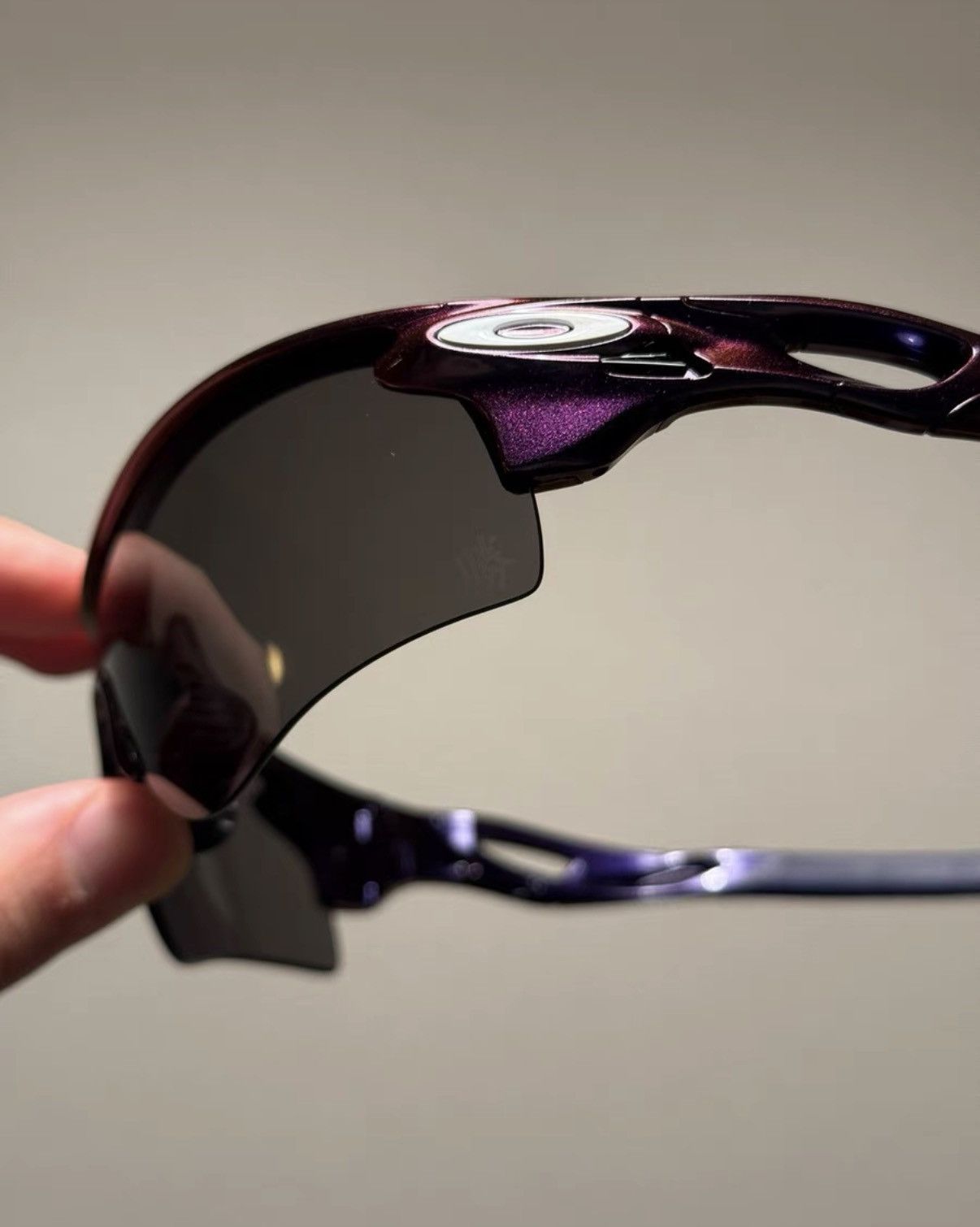 Oakley Oakley Radarlock Electric Purple Sports Sunglasses K24 Size ONE SIZE - 3 Thumbnail