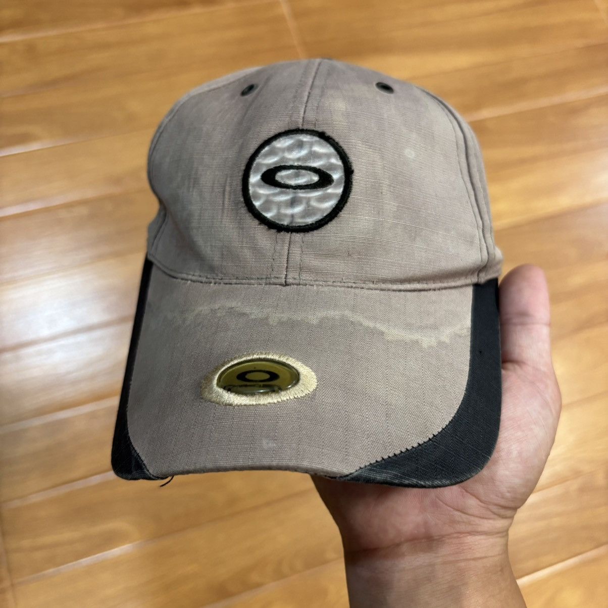 Oakley × Vintage Vintage ΟaκΙey Sun Fade Strapback Hat Size ONE SIZE - 1 Thumbnail