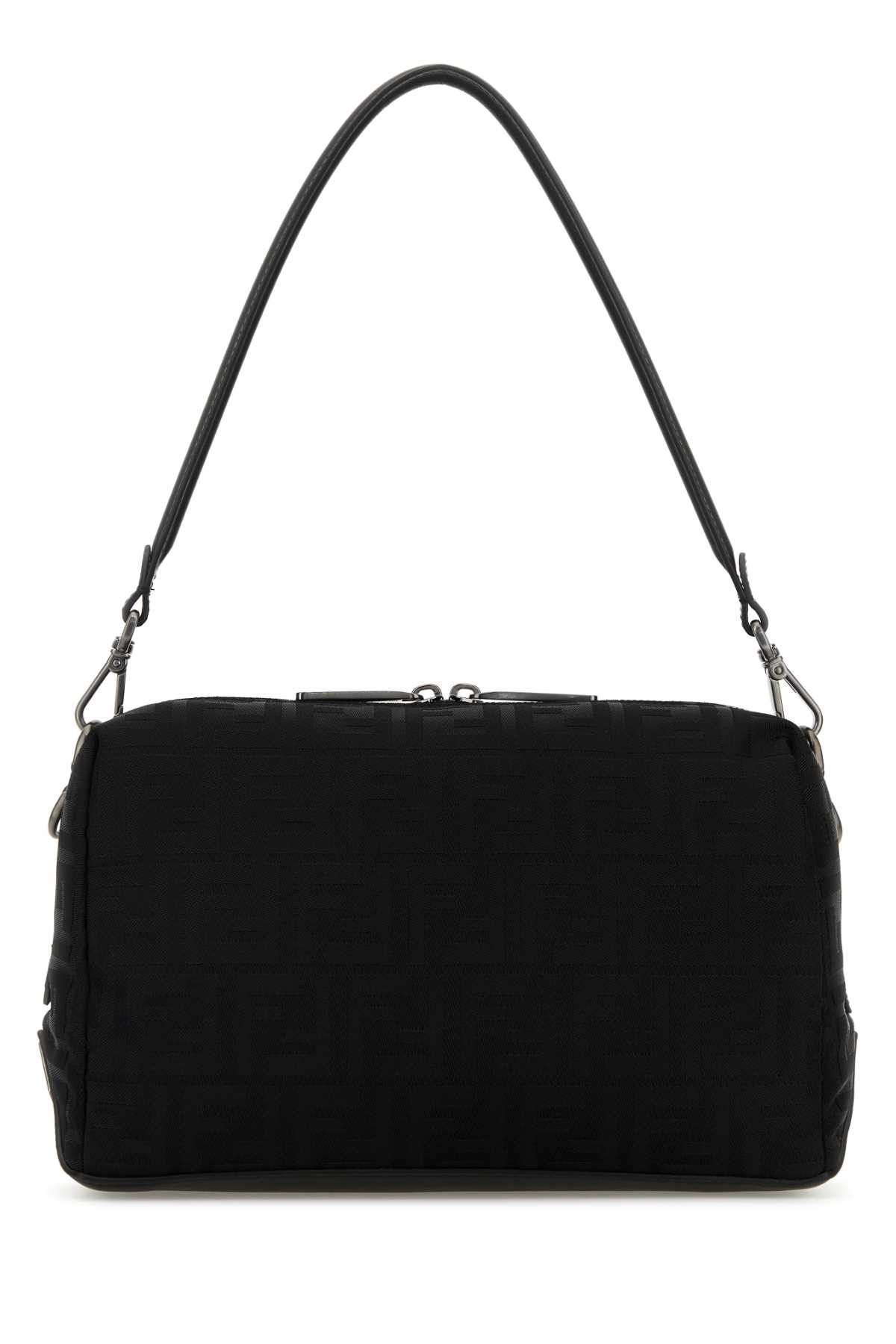 Fendi Black Canvas Lui Medium Shoulder Bag Size ONE SIZE - 1 Thumbnail