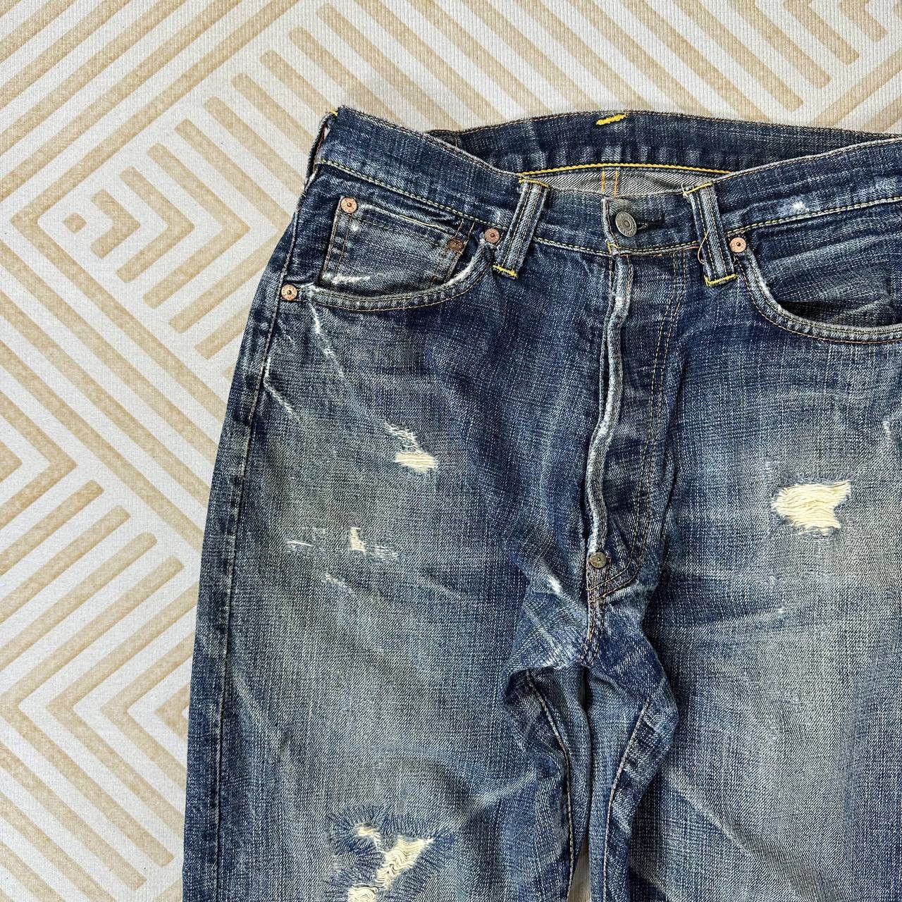 Evisu × Japanese Brand Distressed Carft & Co Yamani Jeans (waist 29-30) Evisu Style Size US 30 / EU 46 - 8 Thumbnail