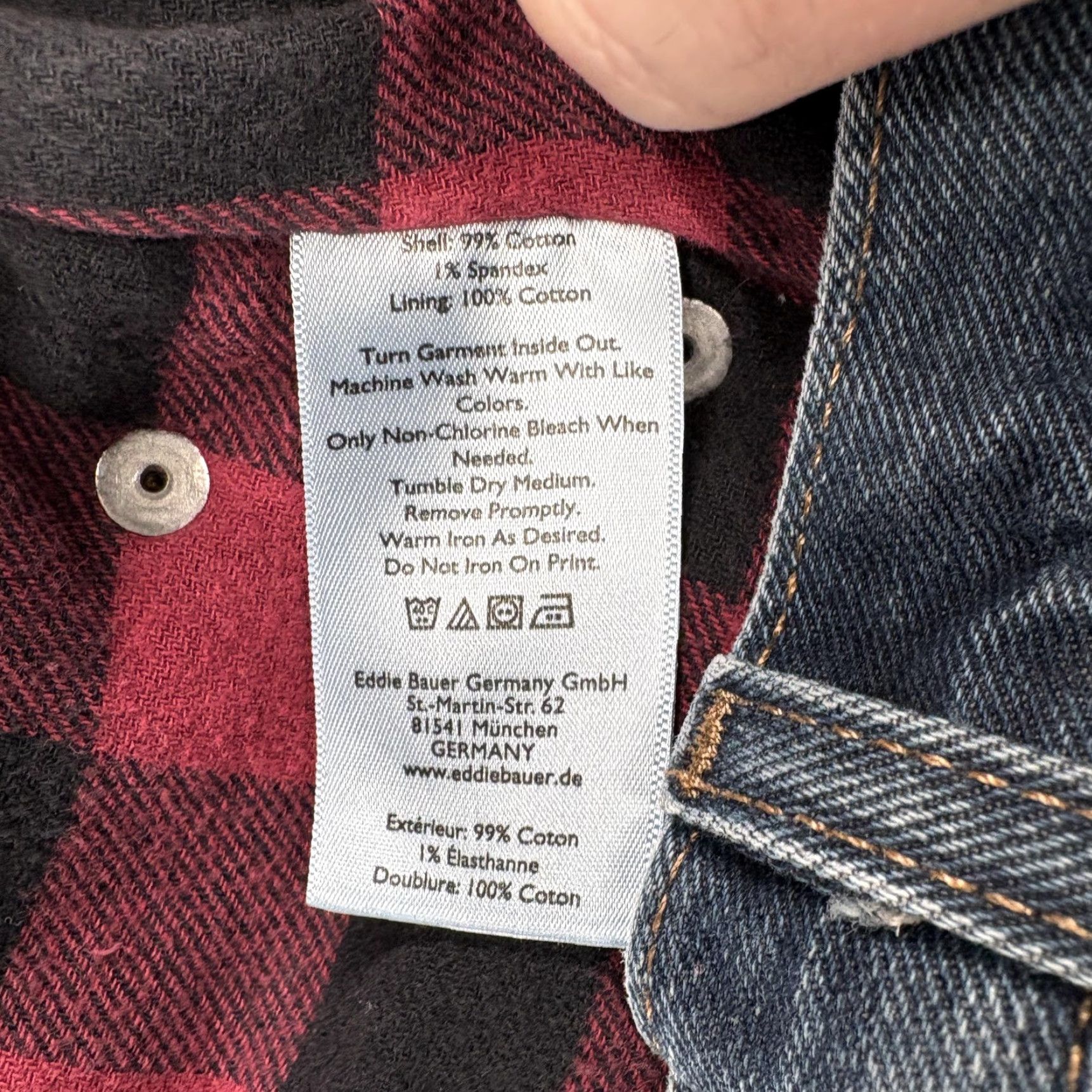 Eddie Bauer Eddie Bauer Jeans Mens 38x30 Blue Medium Wash Denim Straight Fit Flannel Lined Jeans Size US 38 / EU 54 - 6 Thumbnail