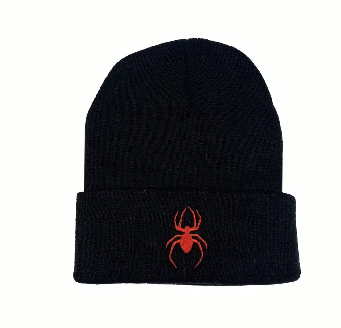 Japanese Brand Streetwear Vintage Spider Beanie Autumn Winter Warm Hat Size ONE SIZE - 1 Thumbnail