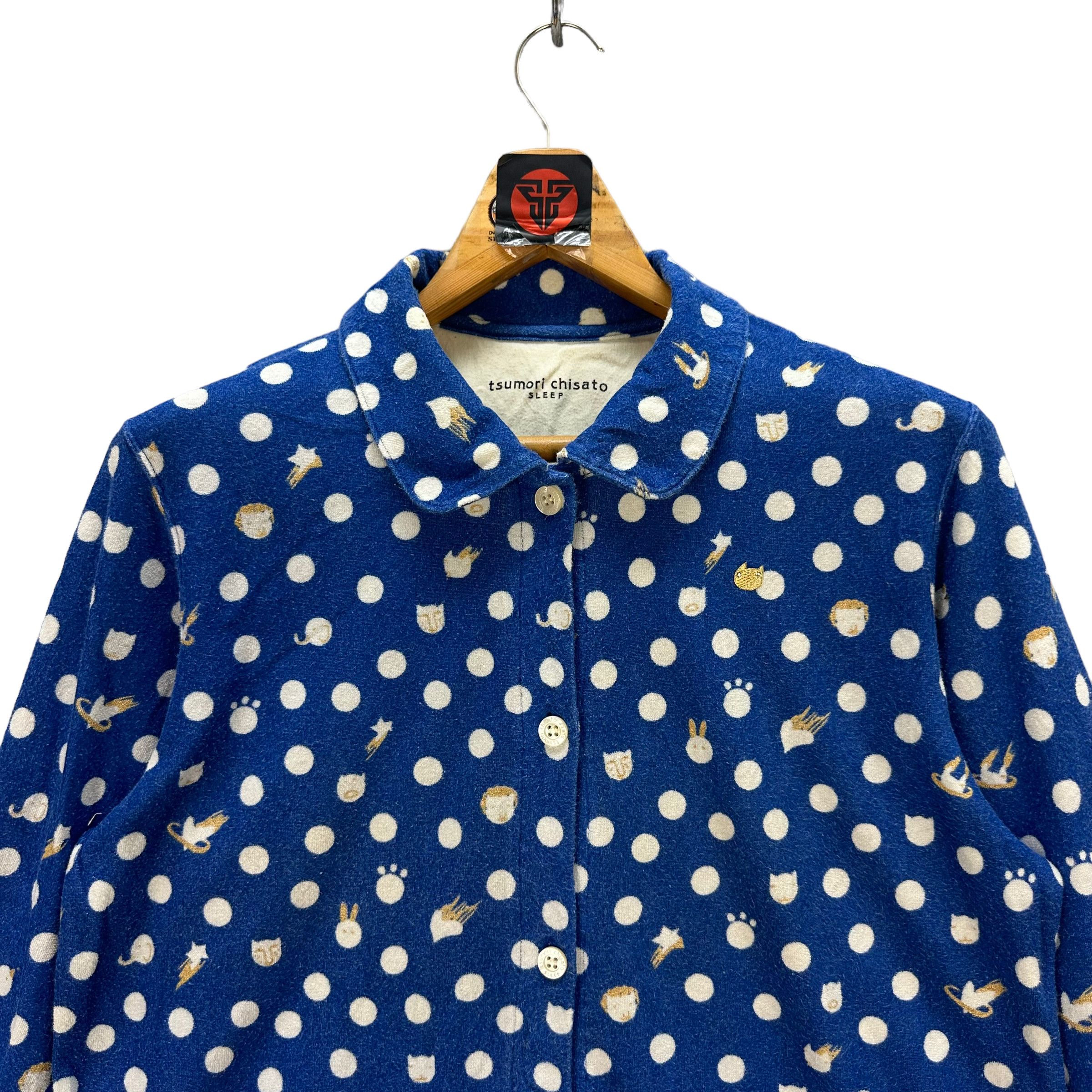 Tsumori Chisato TSUMORI CHISATO SLEEP POLKA DOT PYJAMA #7567-154 Size L / US 10 / IT 46 - 2 Thumbnail