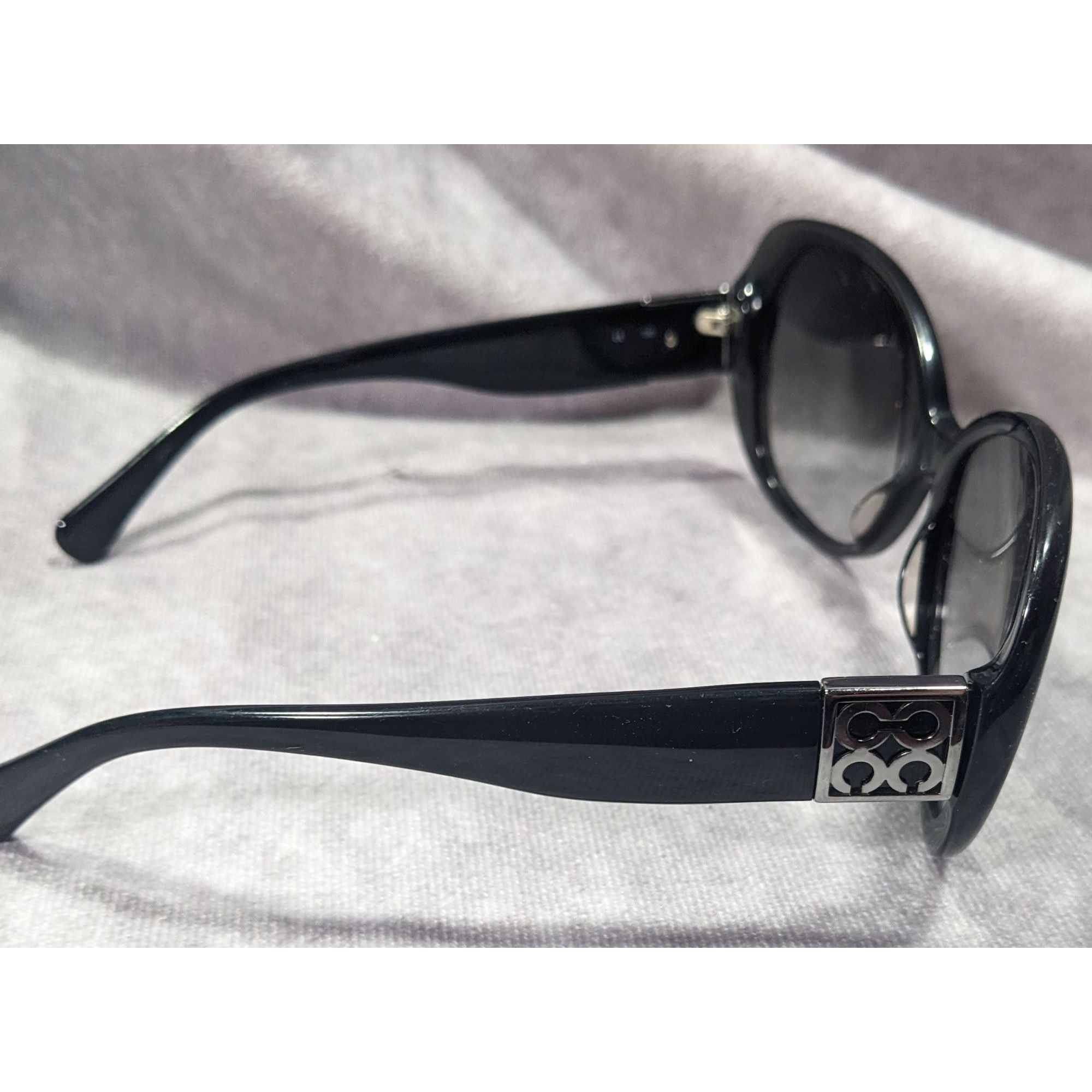 Coach Coach S2026 Black Monogram Black Sunglasses Size ONE SIZE - 3 Thumbnail