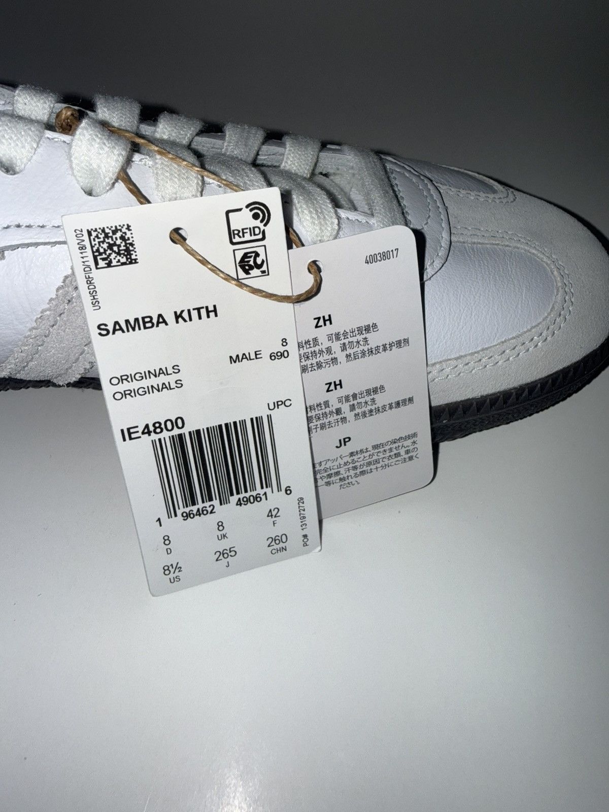 Adidas × Kith adidas x KITH Samba OG White Mango Size 8.5 Size US 8.5 / EU 41-42 - 8 Thumbnail