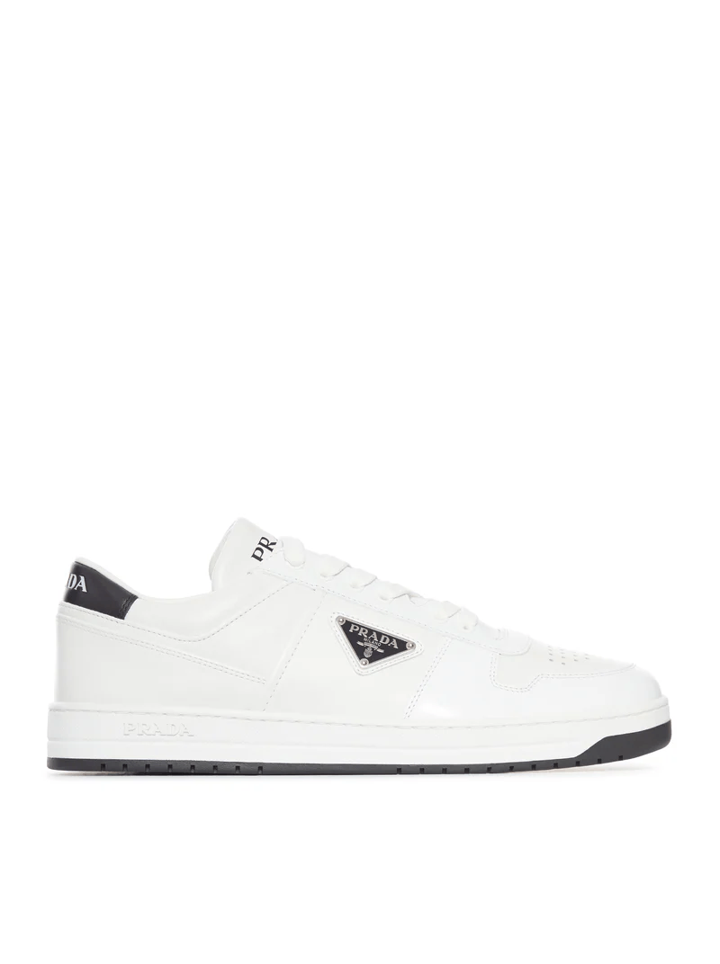 Prada PRADA Downtown $1120 W/B Leather Sneakers New Auth Size US 7.5 / EU 40-41 - 6 Thumbnail