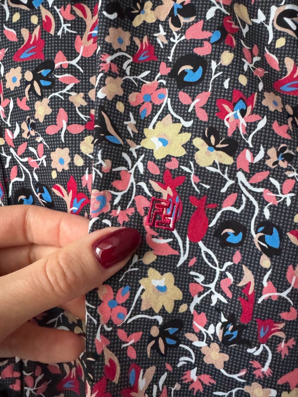 Fendi Fendi Floral Print Shirt Size US M / EU 48-50 / 2 - 2 Thumbnail