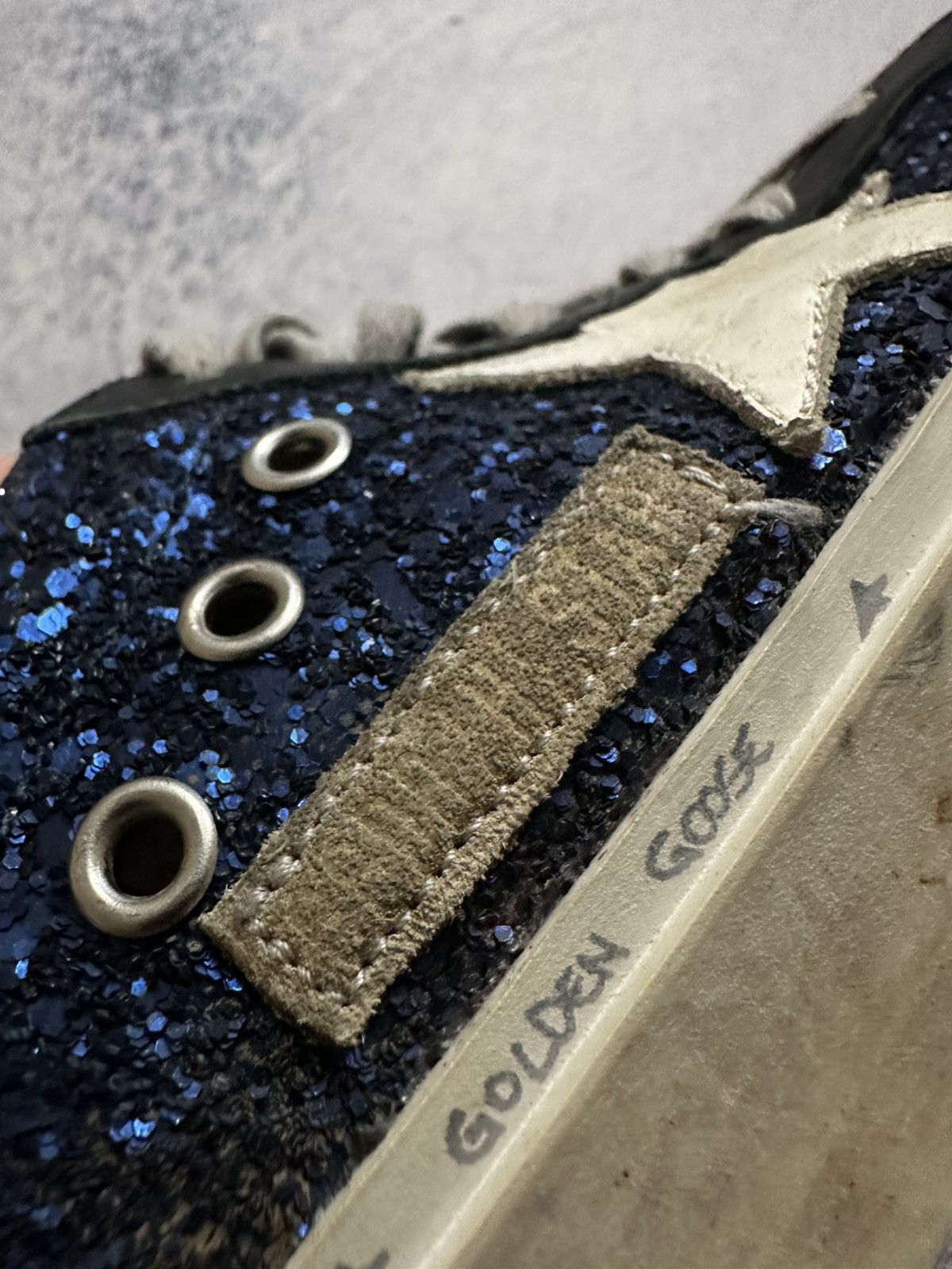 Golden Goose Golden Goose Glitter Colorblock Pattern Sneakers Size US 8 / IT 38 - 11 Thumbnail