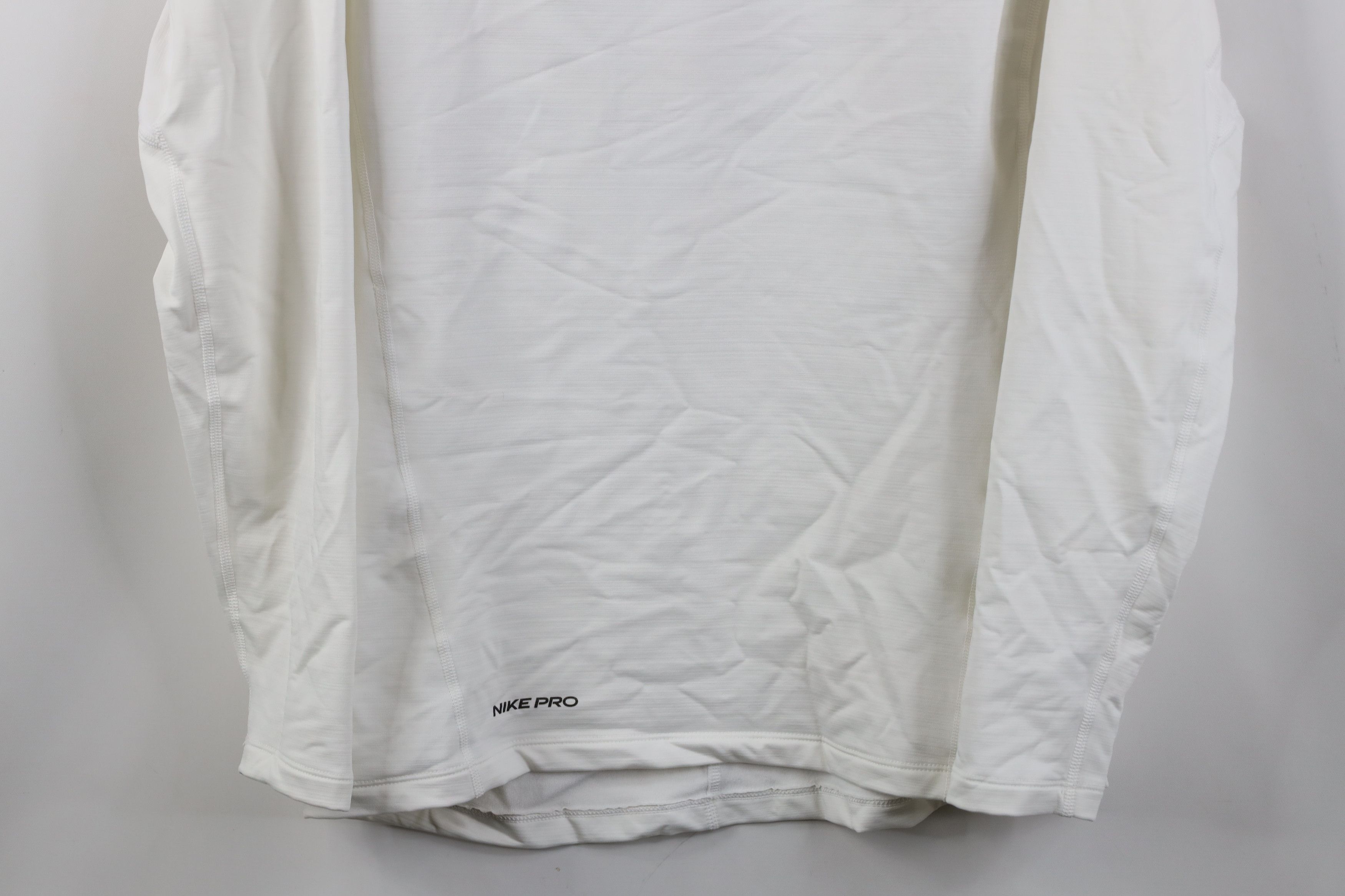 Nike Nike Pro Combat Compression Mock Neck Training T-Shirt White Size US M / EU 48-50 / 2 - 3 Thumbnail