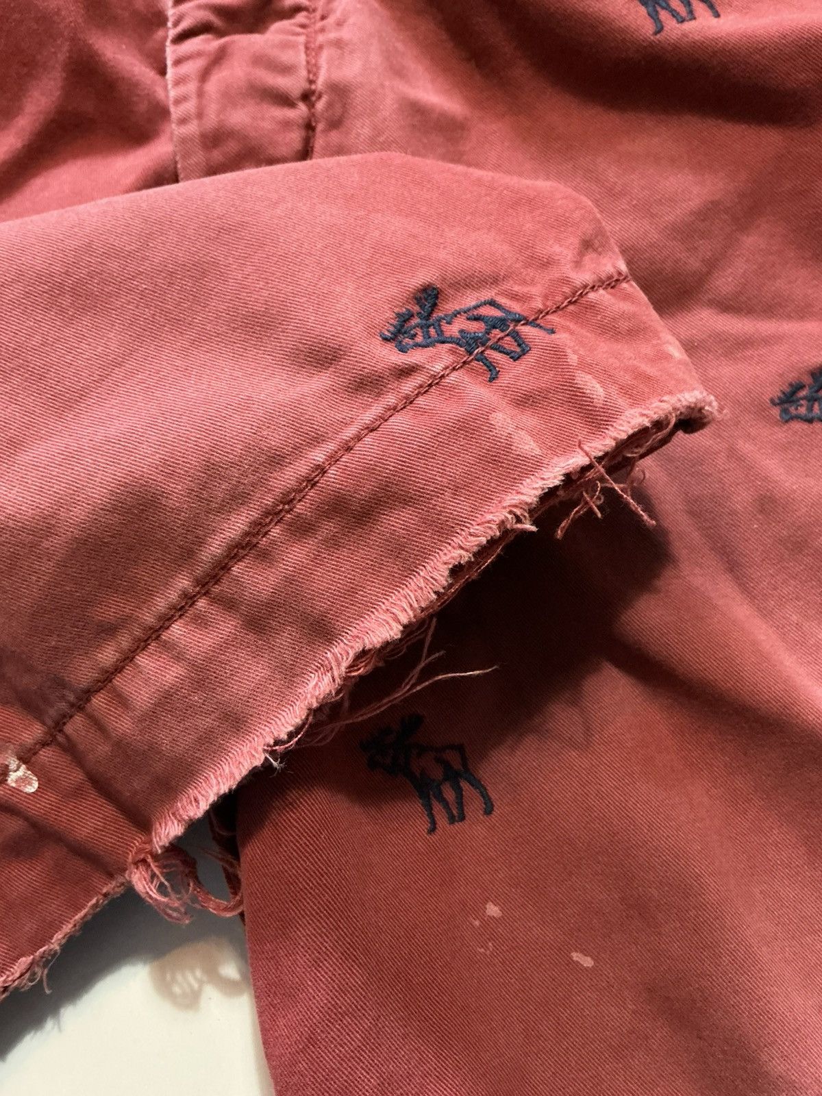 Abercrombie & Fitch Abercrombie & Fitch New York Vintage Y2K Moose Cargo Shorts Size US 30 / EU 46 - 10 Thumbnail