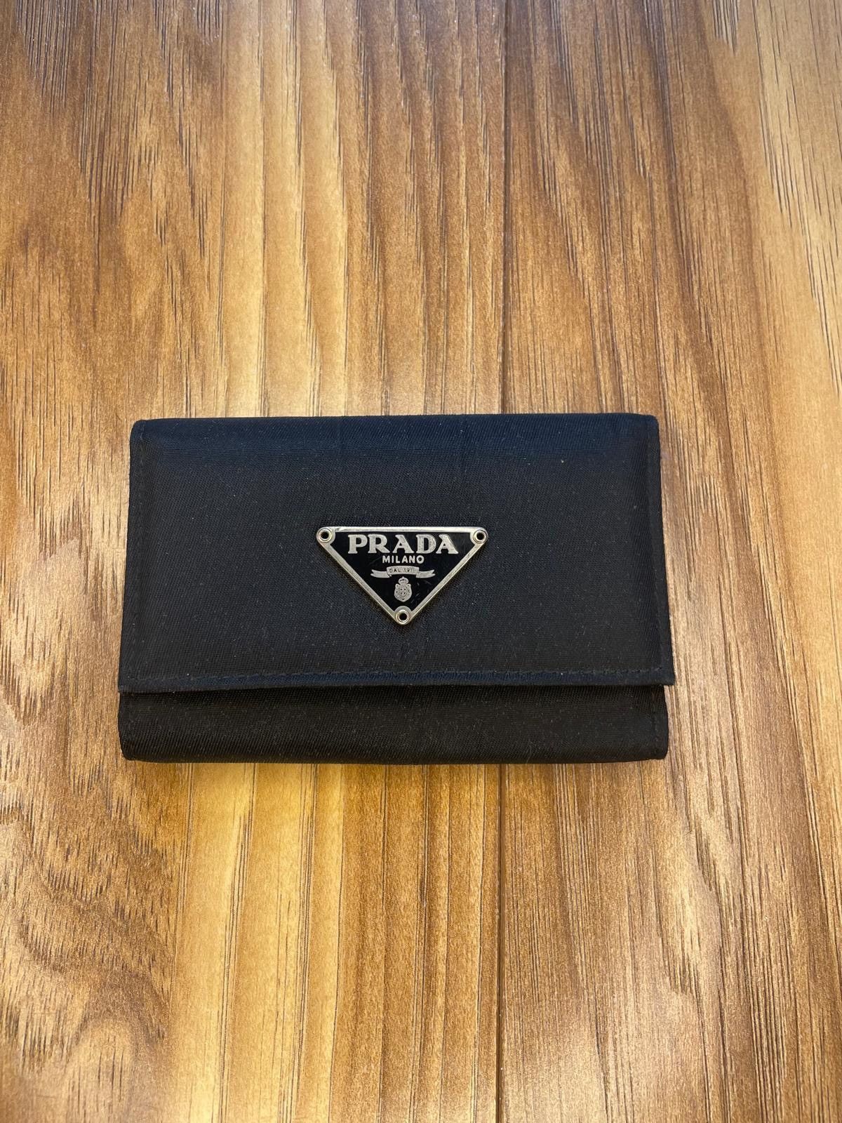 Prada Vintage Prada Leather Key Holder Wallet Size ONE SIZE - 1 Thumbnail