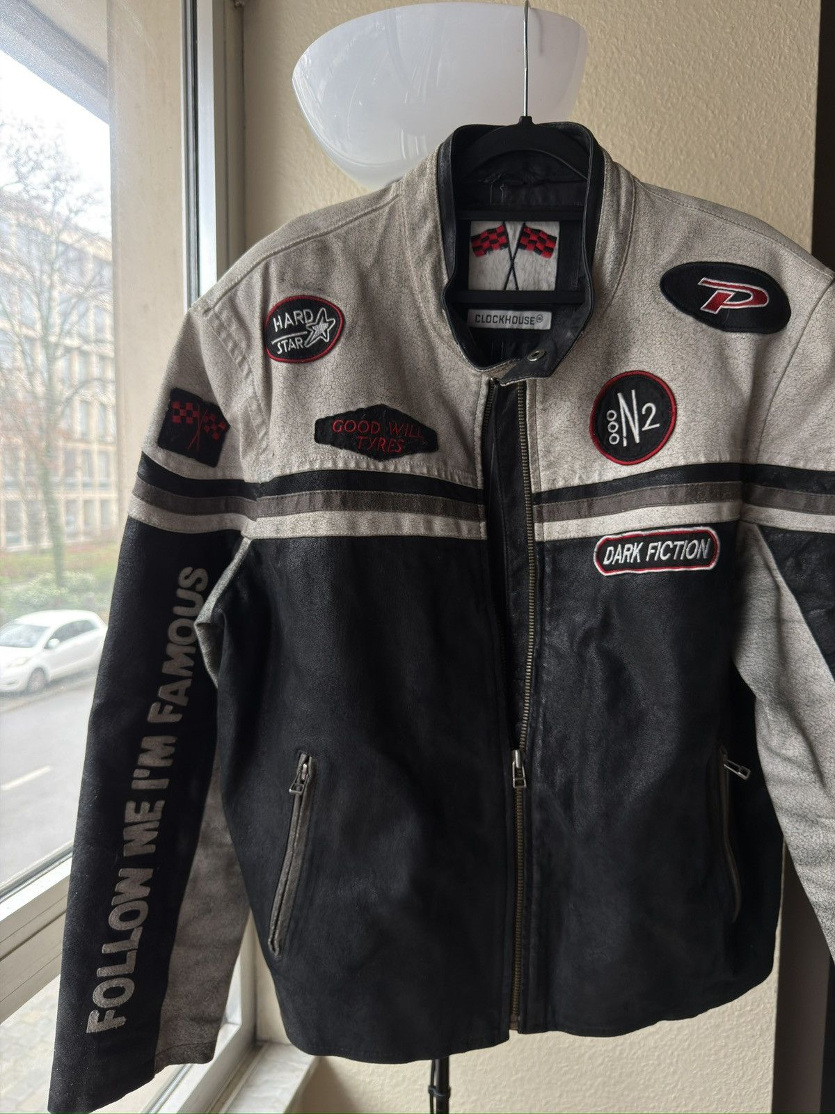 Vintage Racing vintage leather jacket Size US L / EU 52-54 / 3 - 4 Thumbnail