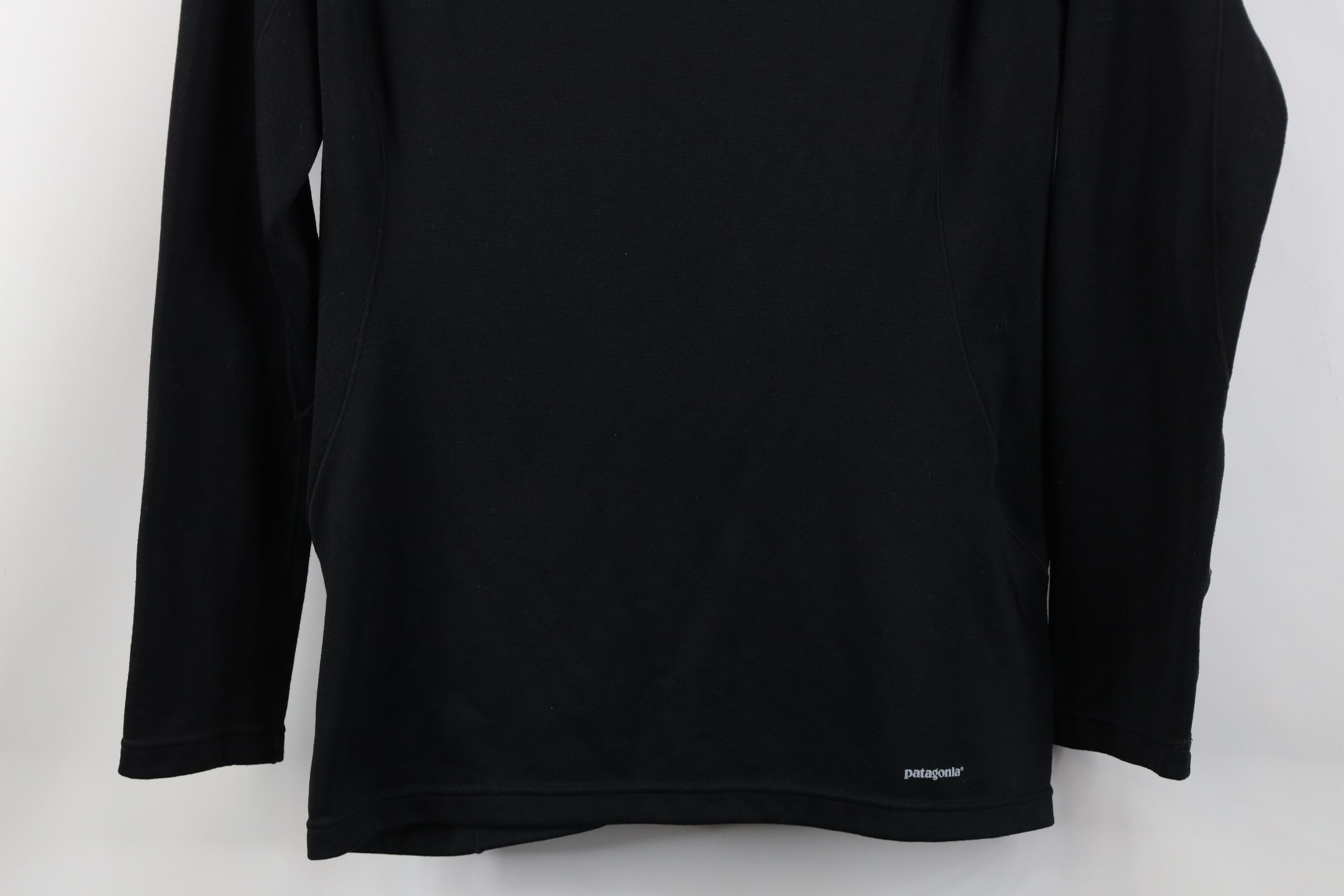 Patagonia Vintage Patagonia Capilene Knit Long Sleeve T-Shirt Black Size S / US 4 / IT 40 - 3 Thumbnail