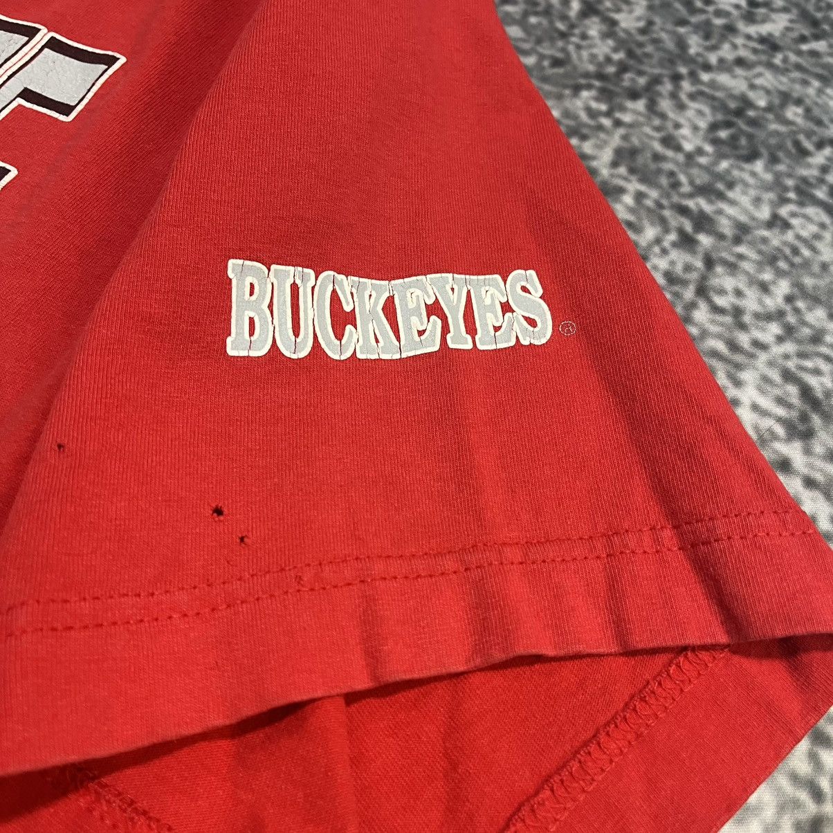 Vintage Vintage 90s Ohio State Buckeyes T Shirt Collegiate XL Size US XL / EU 56 / 4 - 4 Thumbnail