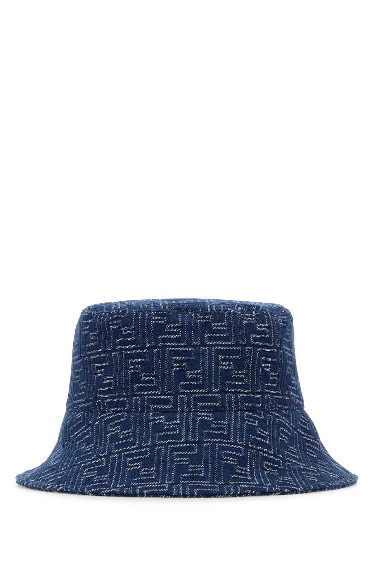 Fendi Embroidered Deim Bucket Hat Size ONE SIZE - 1 Thumbnail