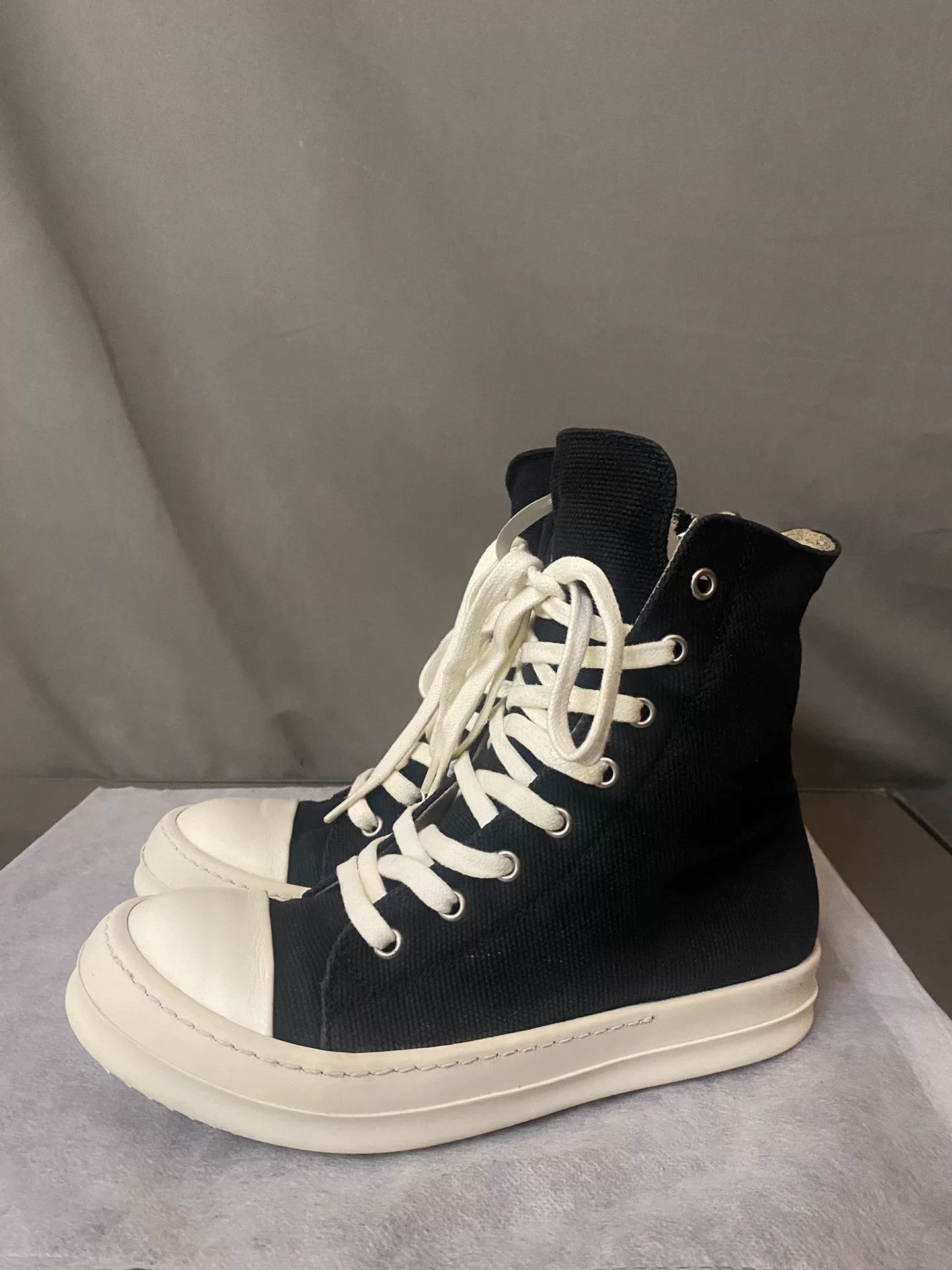 Rick Owens Rick Owens Hitop Sneakers 36 Women Size US 6 / IT 36 - 1 Thumbnail